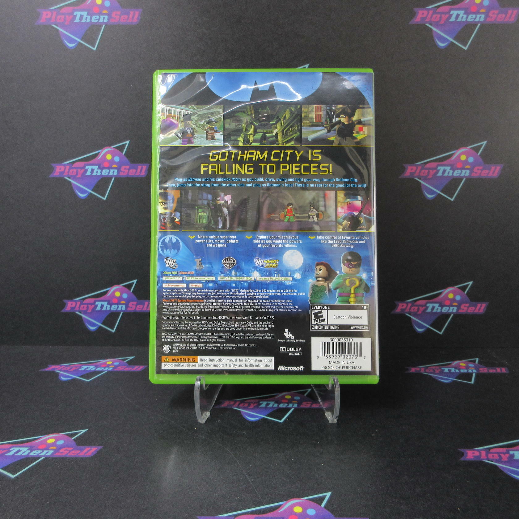 Lego Batman Xbox 360 PH BL Disc - Very Good