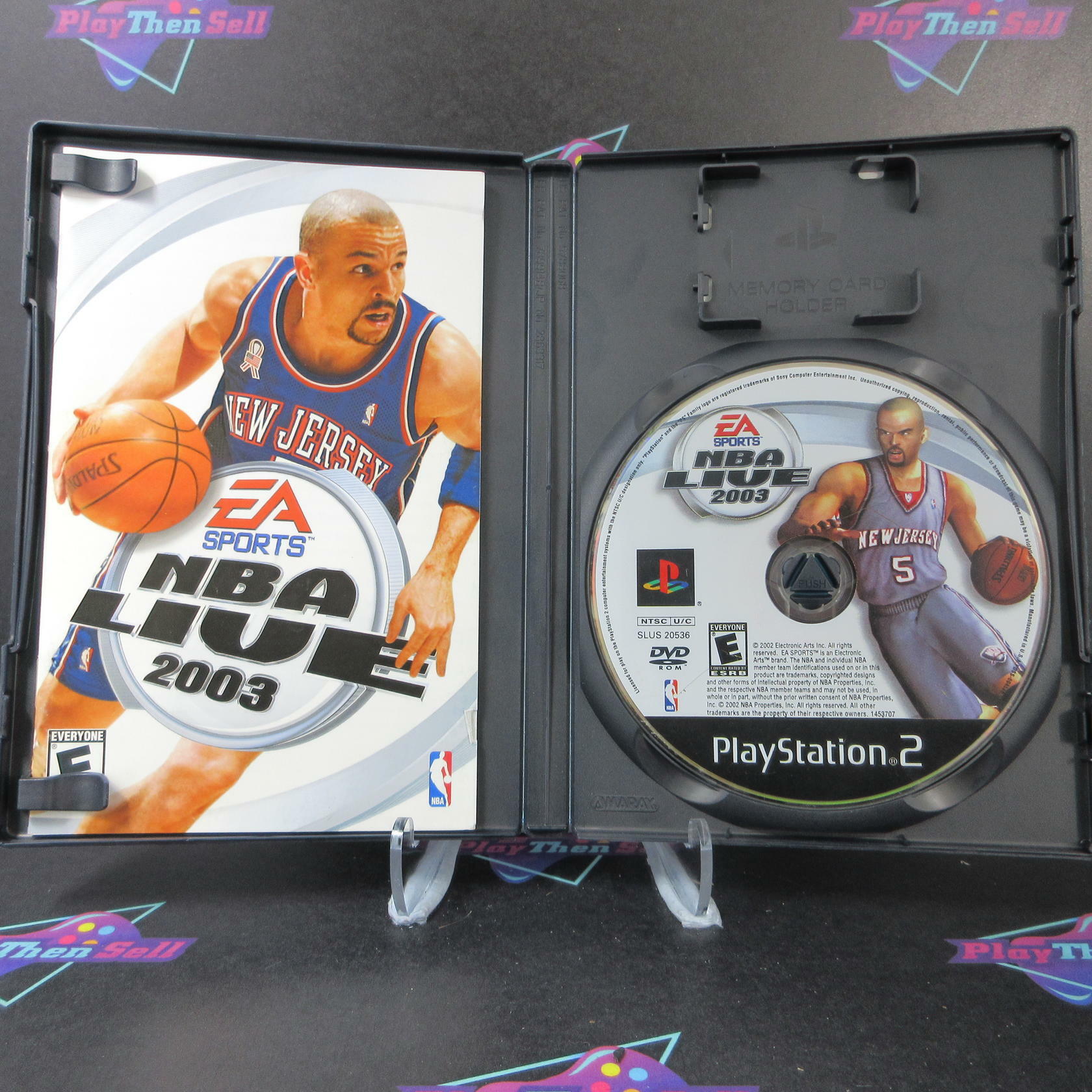 NBA Live 2003 + Sound Track PS2 PlayStation 2 AD Complete CIB - Very Good