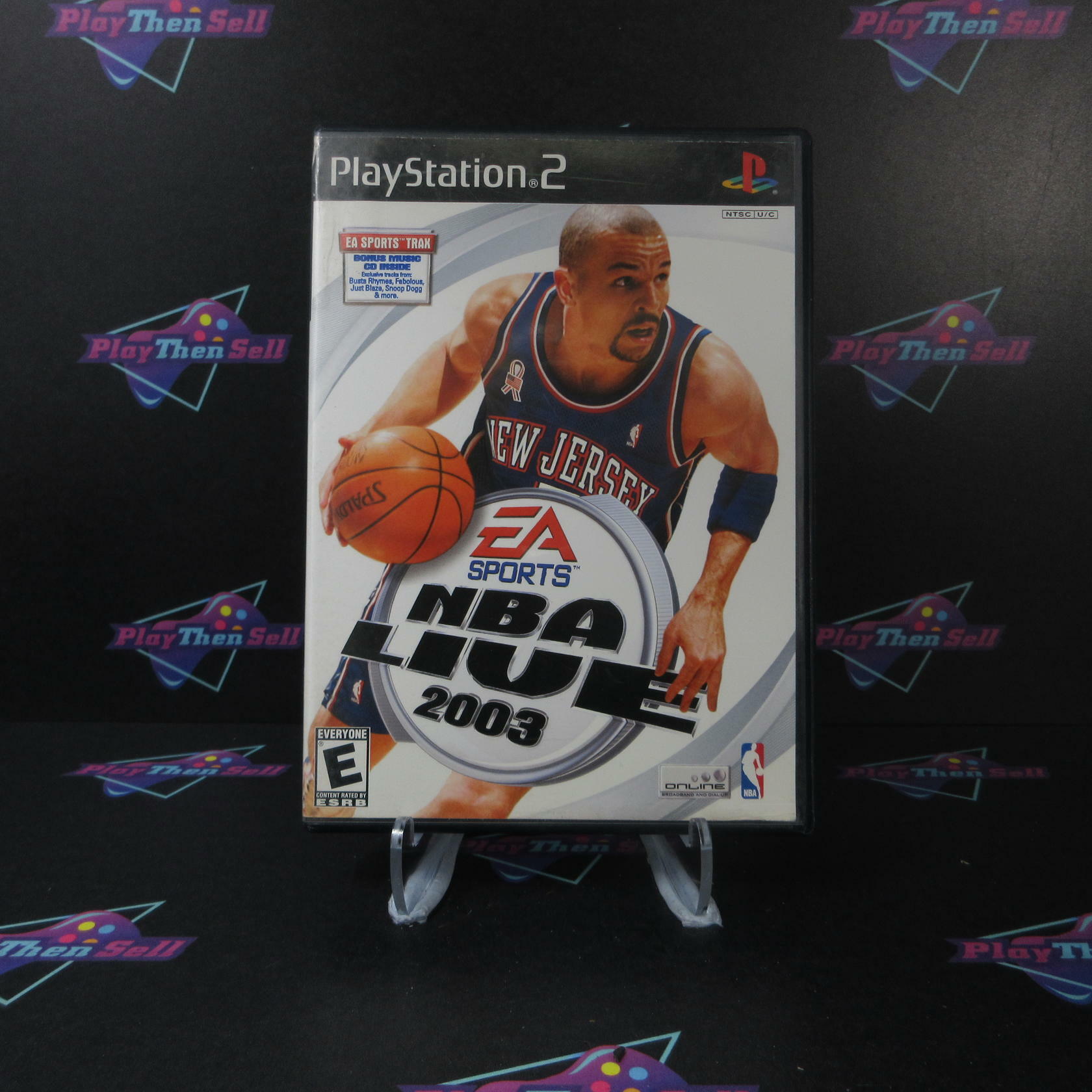 NBA Live 2003 + Sound Track PS2 PlayStation 2 AD Complete CIB - Very Good