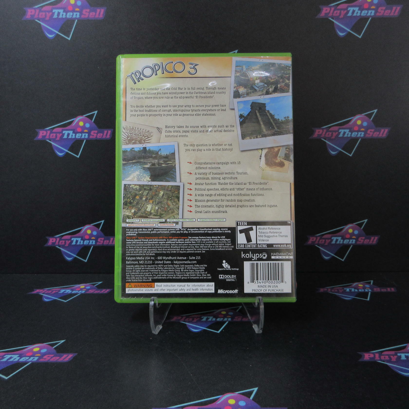 Tropico 3 Xbox 360 AD/NM - Very Good