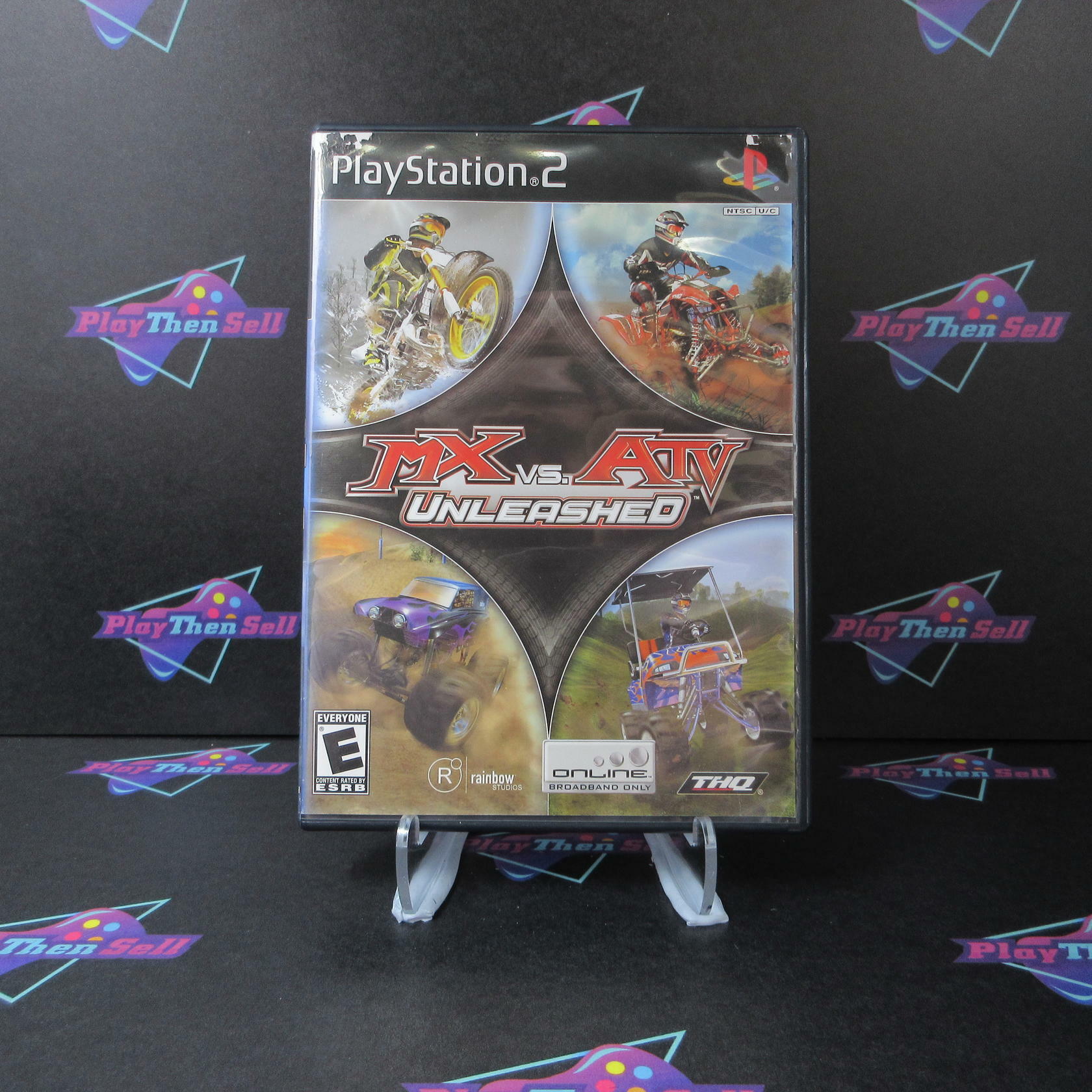 MX vs ATV Unleashed PS2 PlayStation 2 AD/NM - Very Good