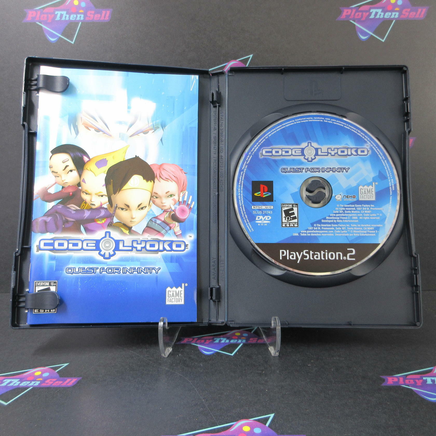 Code Lyoko Quest for Infinity PS2 PlayStation 2 - Like New