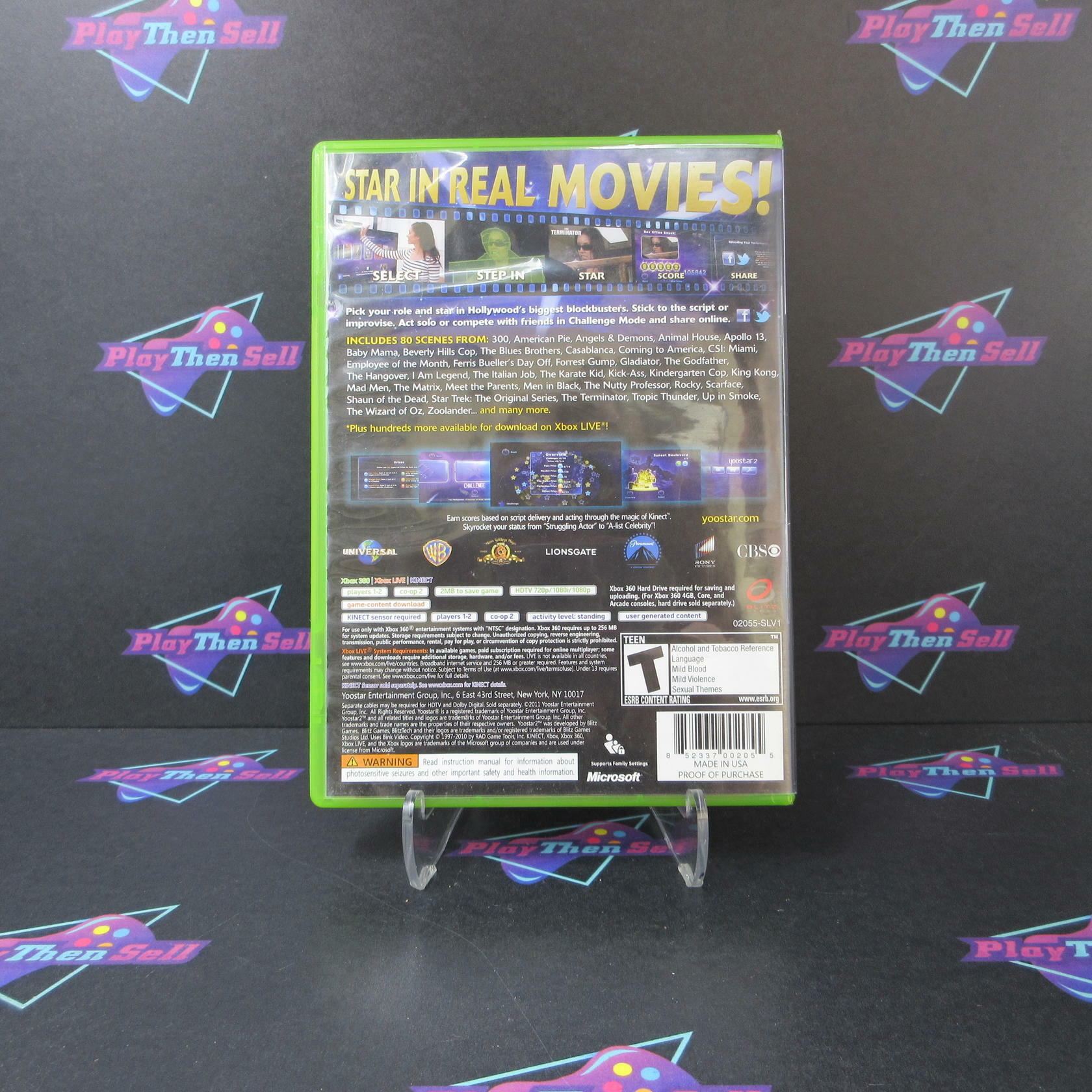 Yoostar 2 In The Movies Xbox 360 AD/MD Complete CIB - Very Good