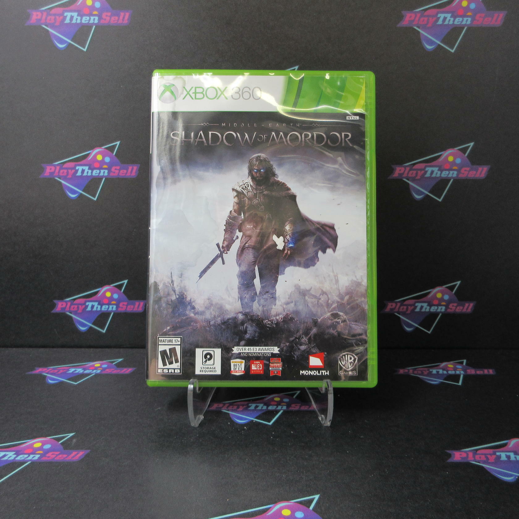 Middle Earth Shadow of Mordor Xbox 360 AD Complete CIB - Very Good