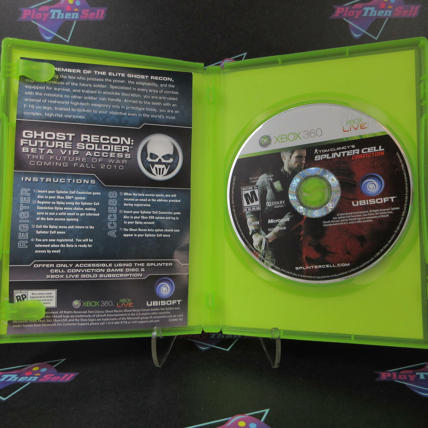 Tom Clancy's Splinter Cell Conviction Xbox 360 - Very Good
