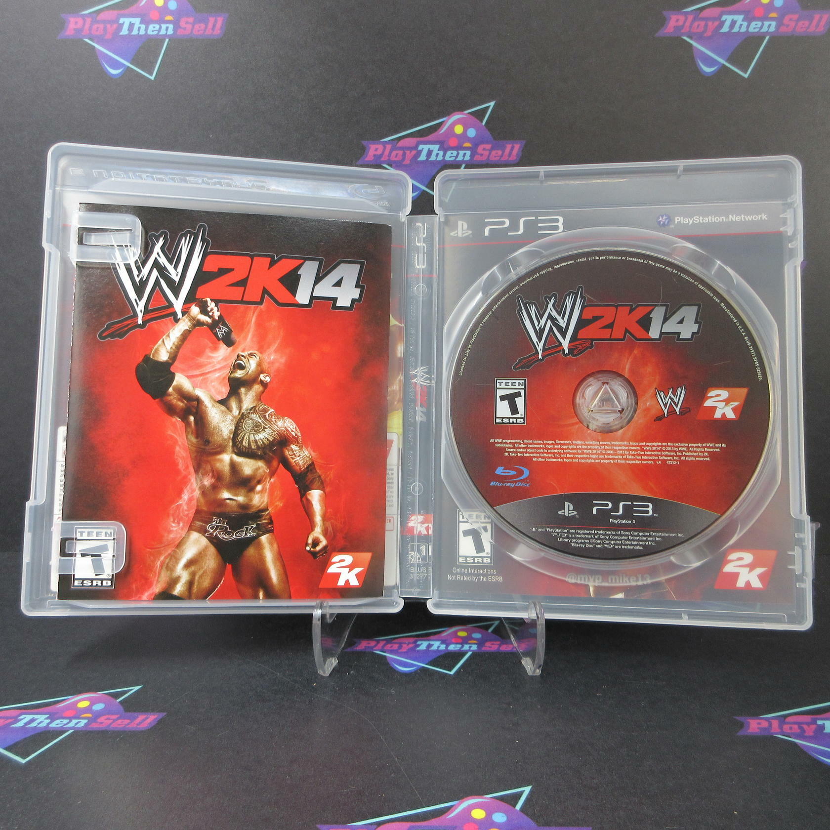 WWE 2K14 PS3 Playstation 3 AD/DD Complete CIB - Very Good