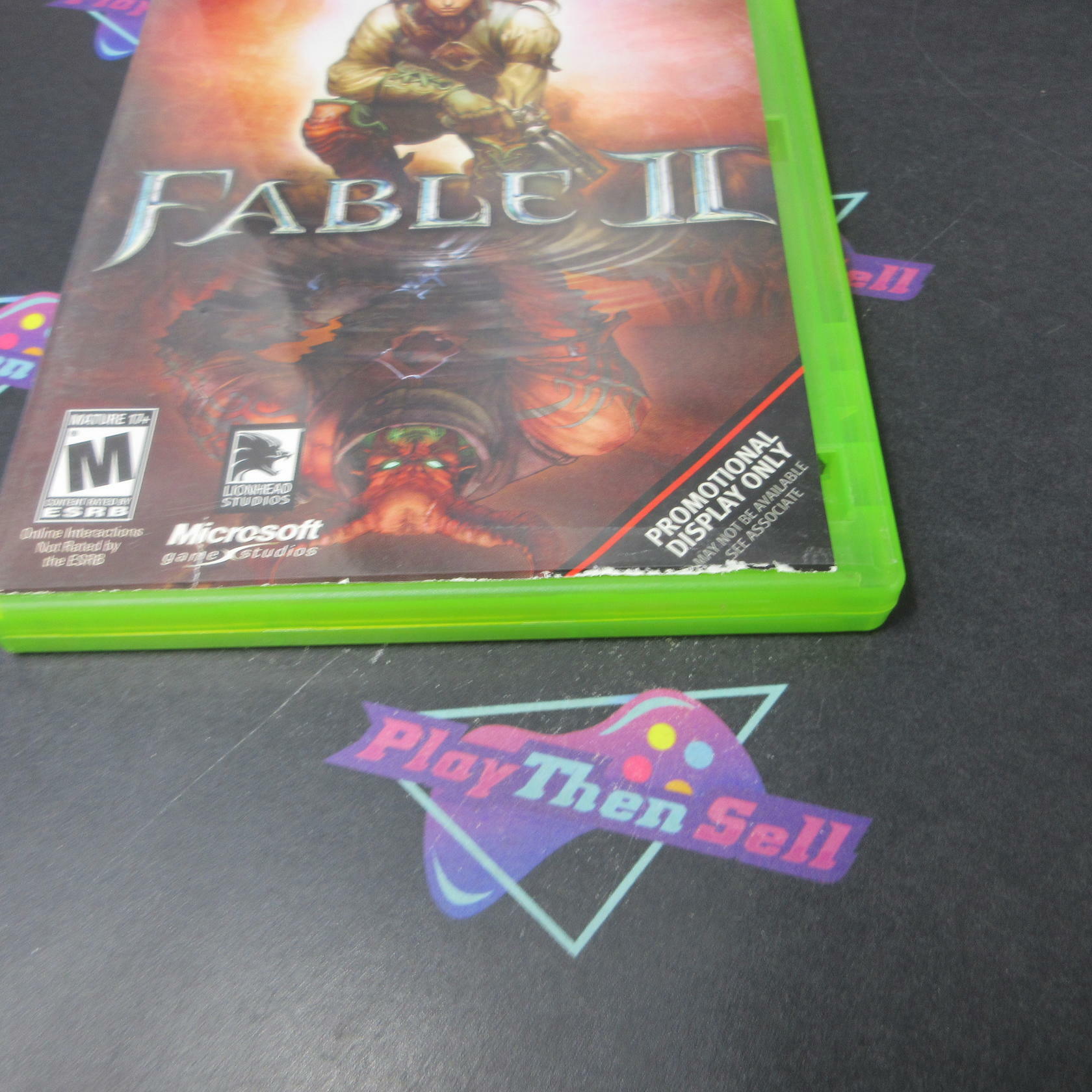 Fable II GameStop Promo Art Xbox 360 AD/DD/NM - Very Good