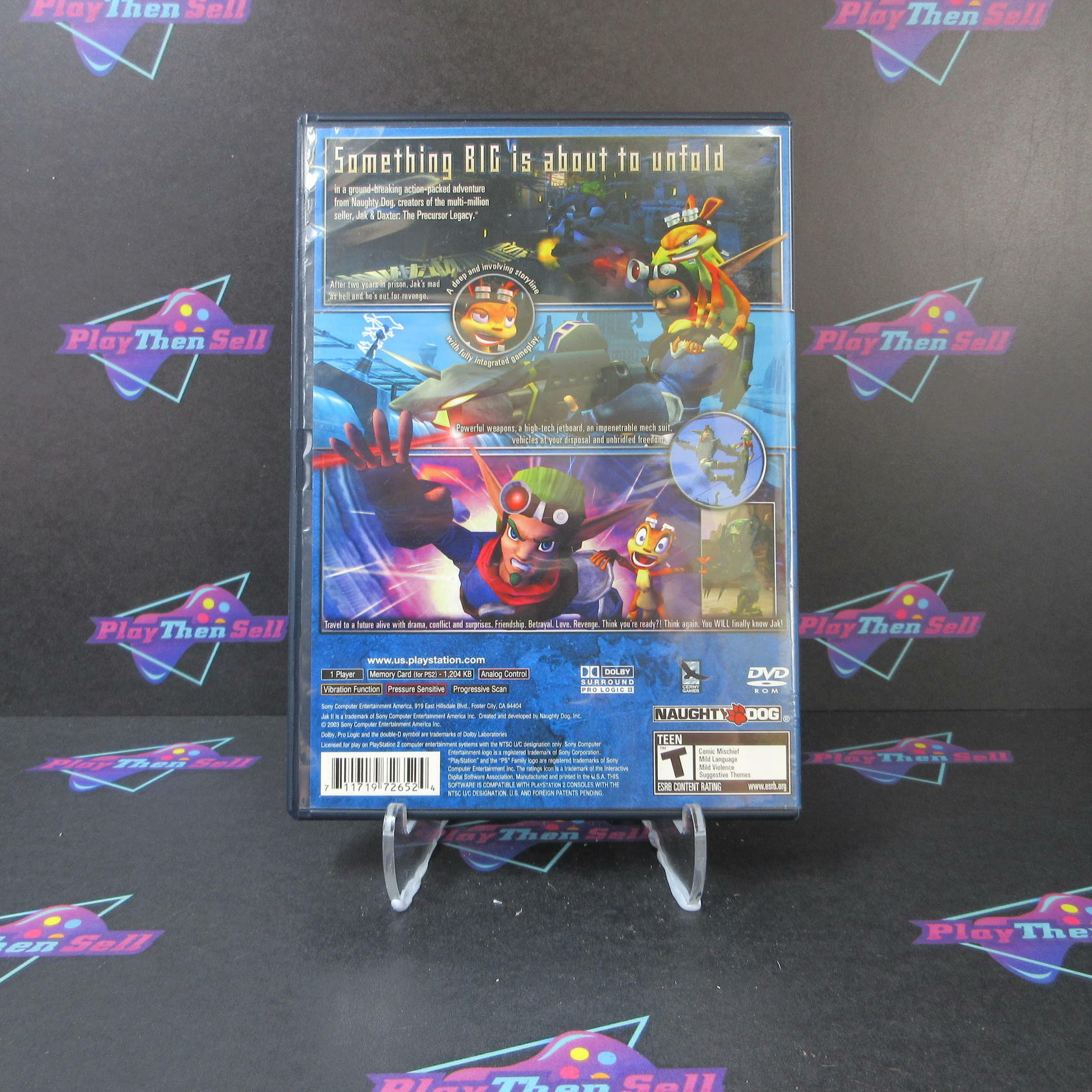 Jak II PS2 PlayStation 2 DD/NM - Very Good