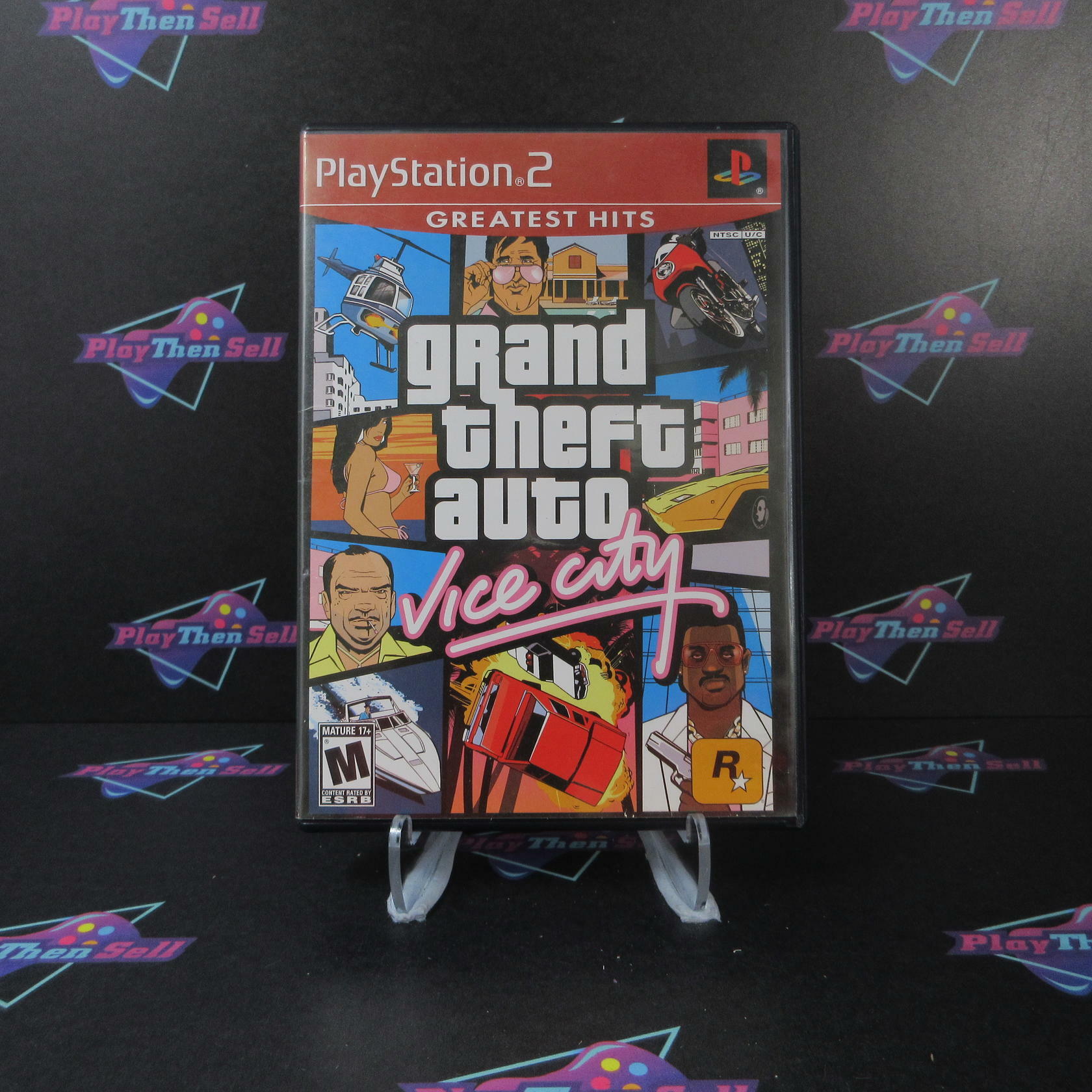 Grand Theft Auto Vice City GH PS2 PlayStation 2 AD/NM - Very Good
