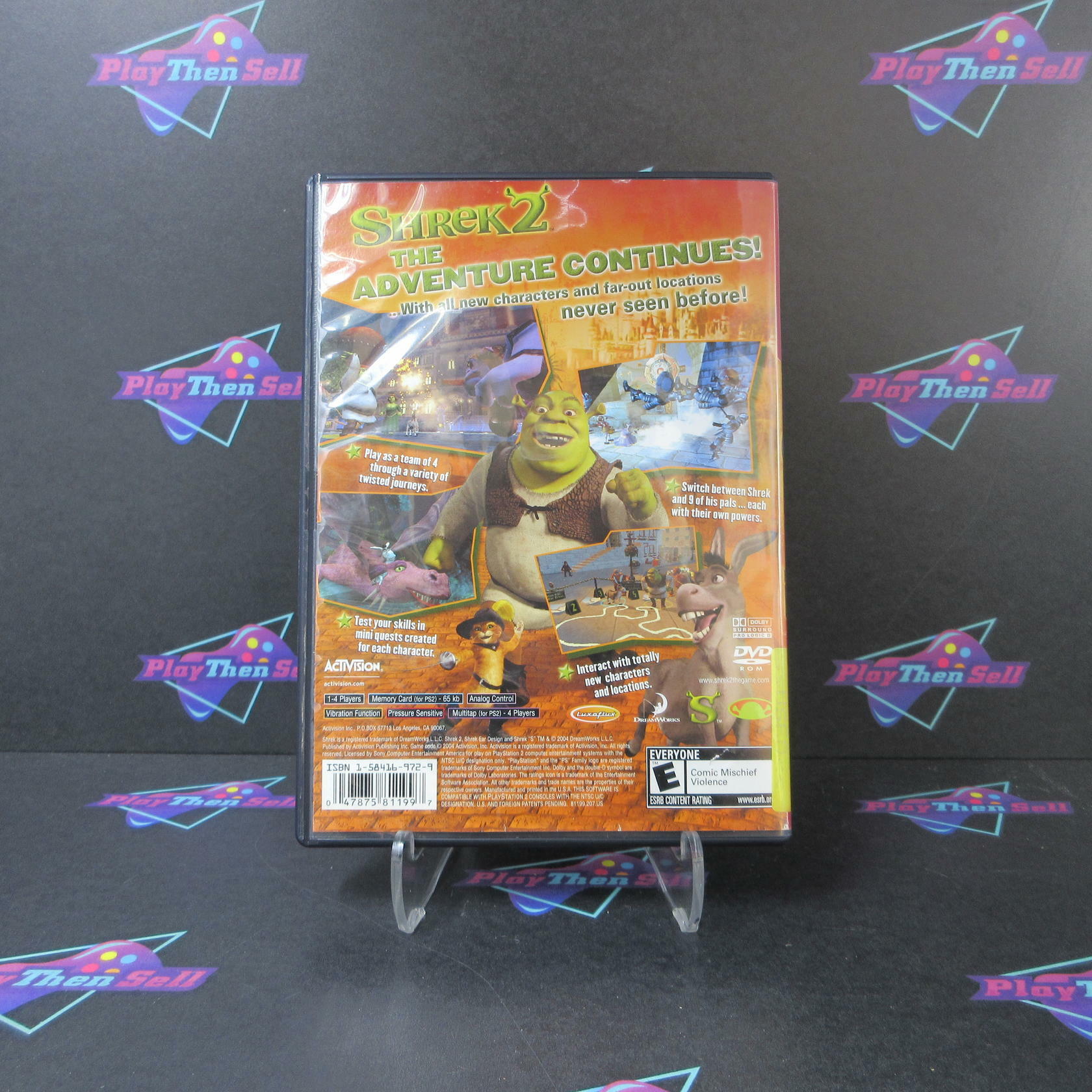 Shrek 2 GH PS2 PlayStation 2 AD Complete CIB - Very Good