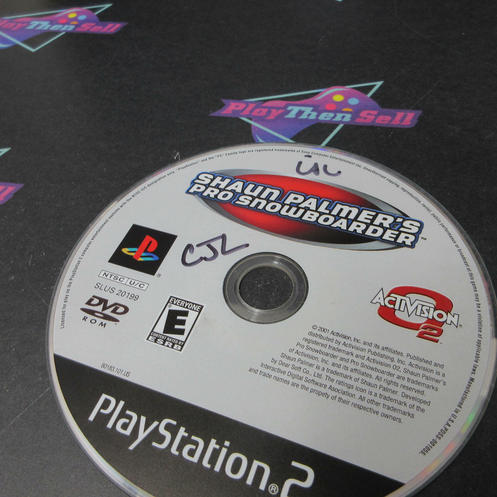 Shaun Palmer's Pro Snowboarder PS2 PlayStation 2 AD/DD/NM - Very Good