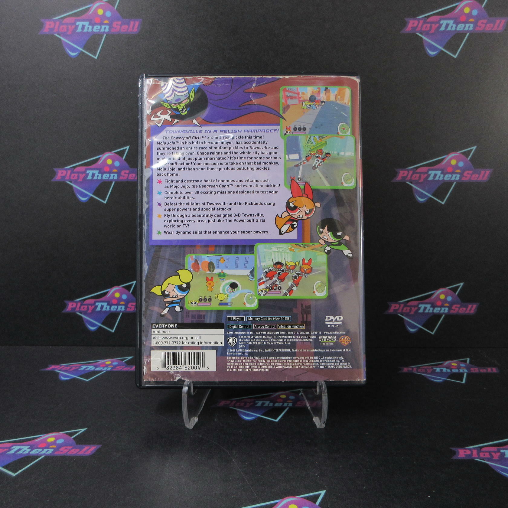 The Powerpuff Girls Relish Rampage PS2 Playstation 2 AD/NM - Very Good