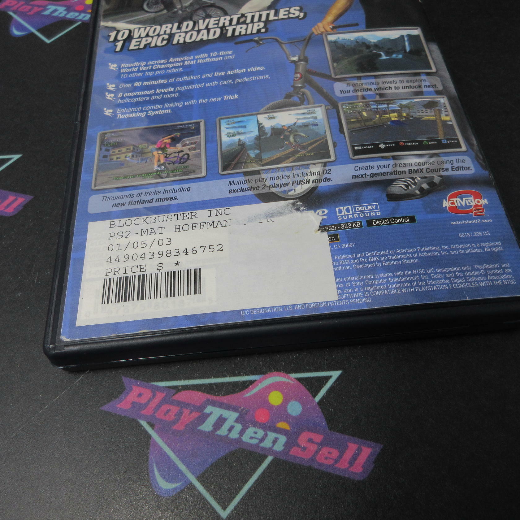 Mat Hoffman's Pro BMX 2 PS2 PlayStation 2 AD/NM - Very Good