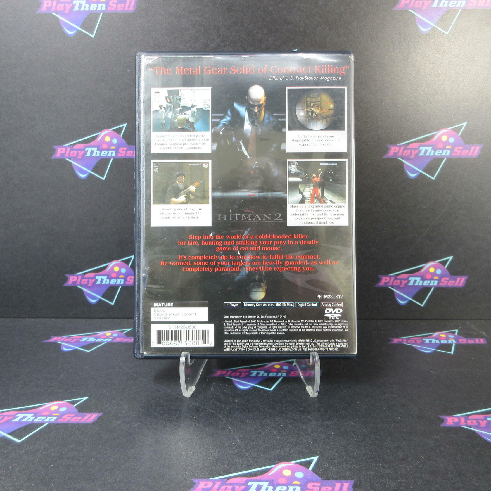 Hitman 2 Silent Assassin PS2 PlayStation 2 AD/NM - Very Good