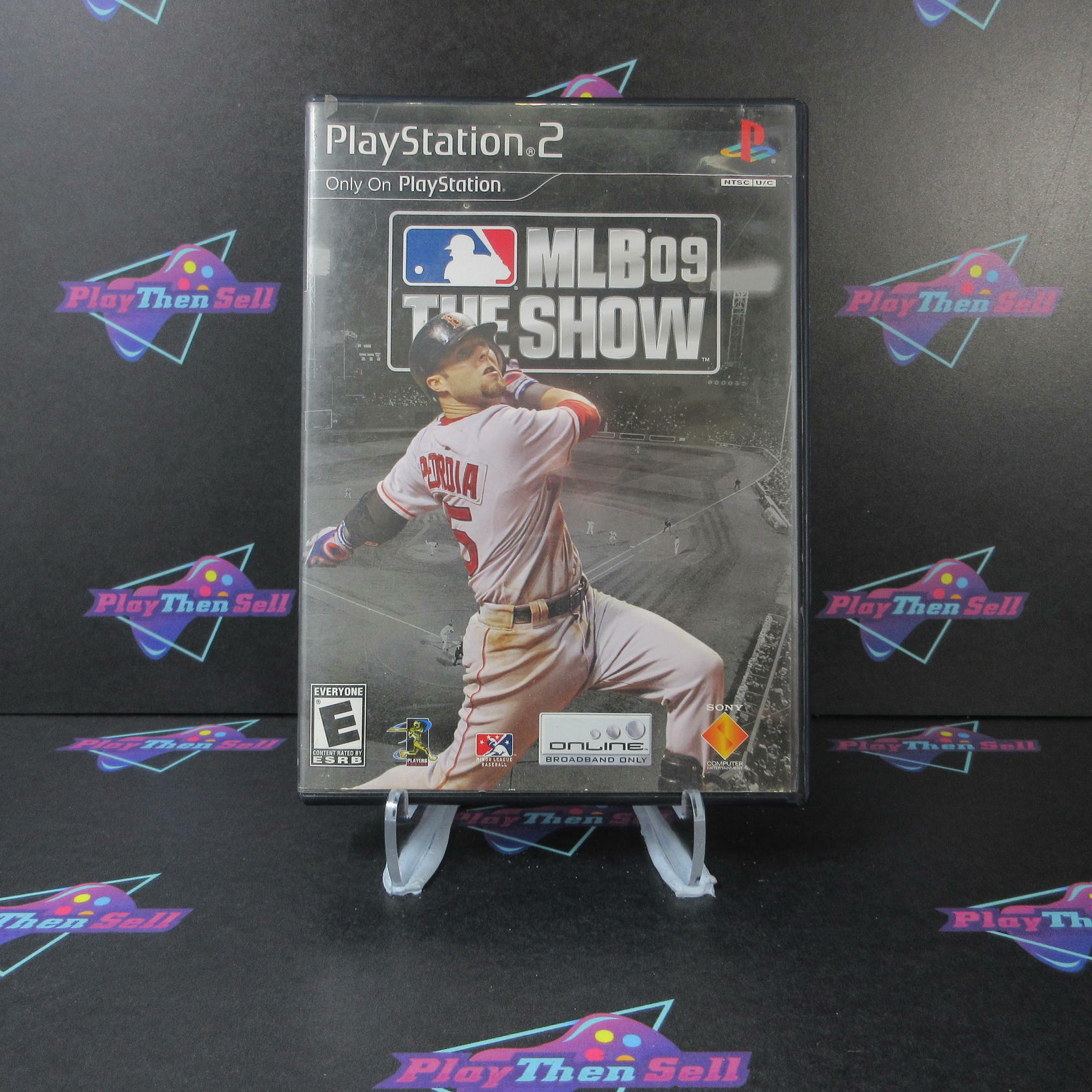 MLB 09 The Show PS2 PlayStation 2 AD + Reg Card CIB - Very Good