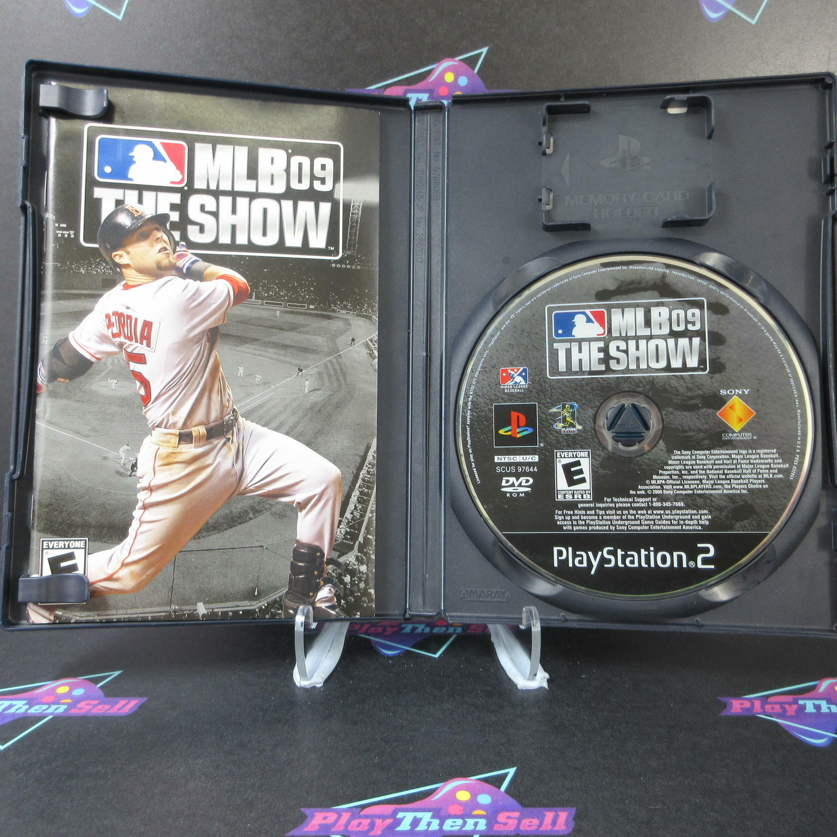 MLB 09 The Show PS2 PlayStation 2 AD + Reg Card CIB - Very Good