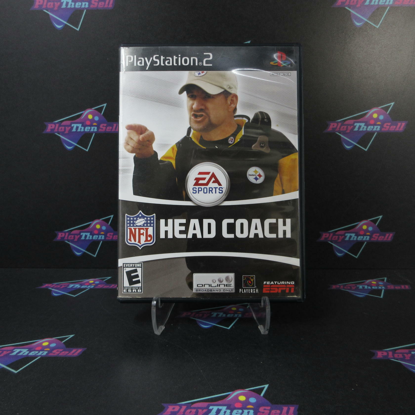 NFL Head Coach PS2 PlayStation 2 AD/DD/NM - Very Good