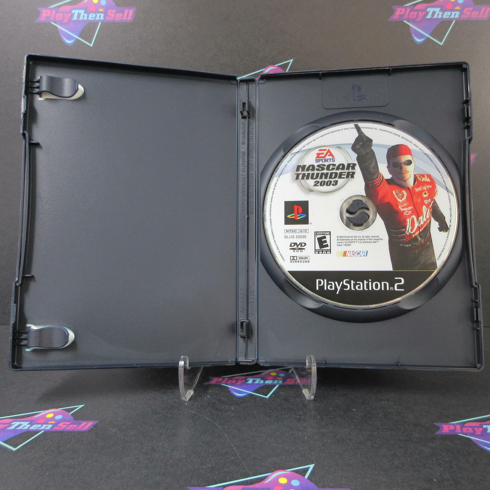NASCAR Thunder 2003 PS2 PlayStation 2 AD/NM - Very Good
