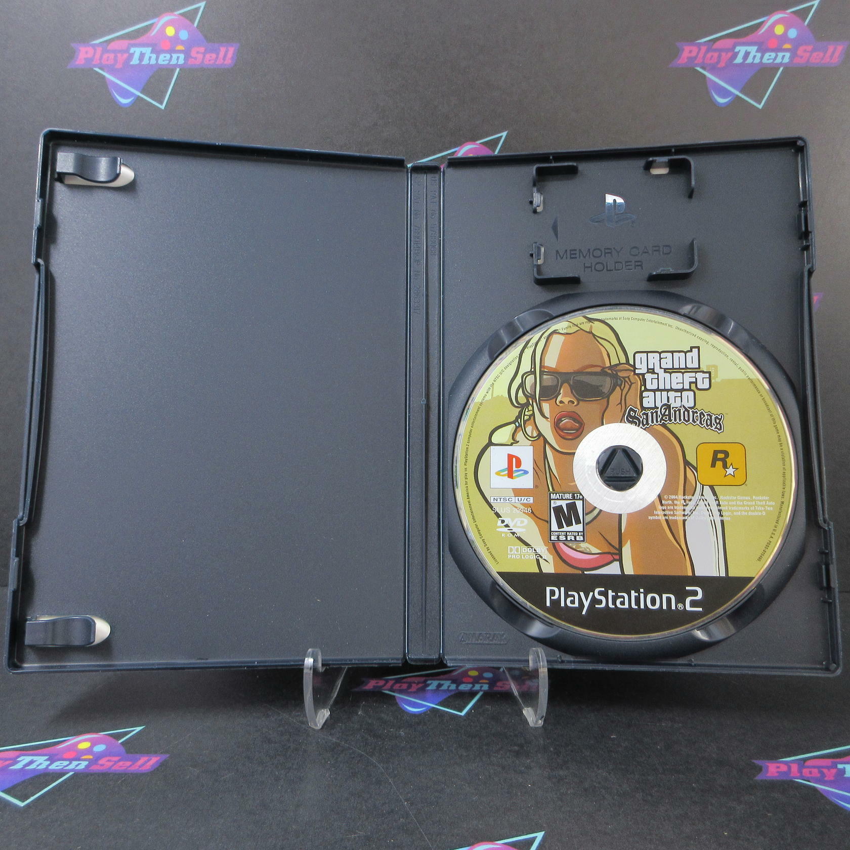 Grand Theft Auto San Andreas PS2 PlayStation 2 AD/DD/NM - Very Good