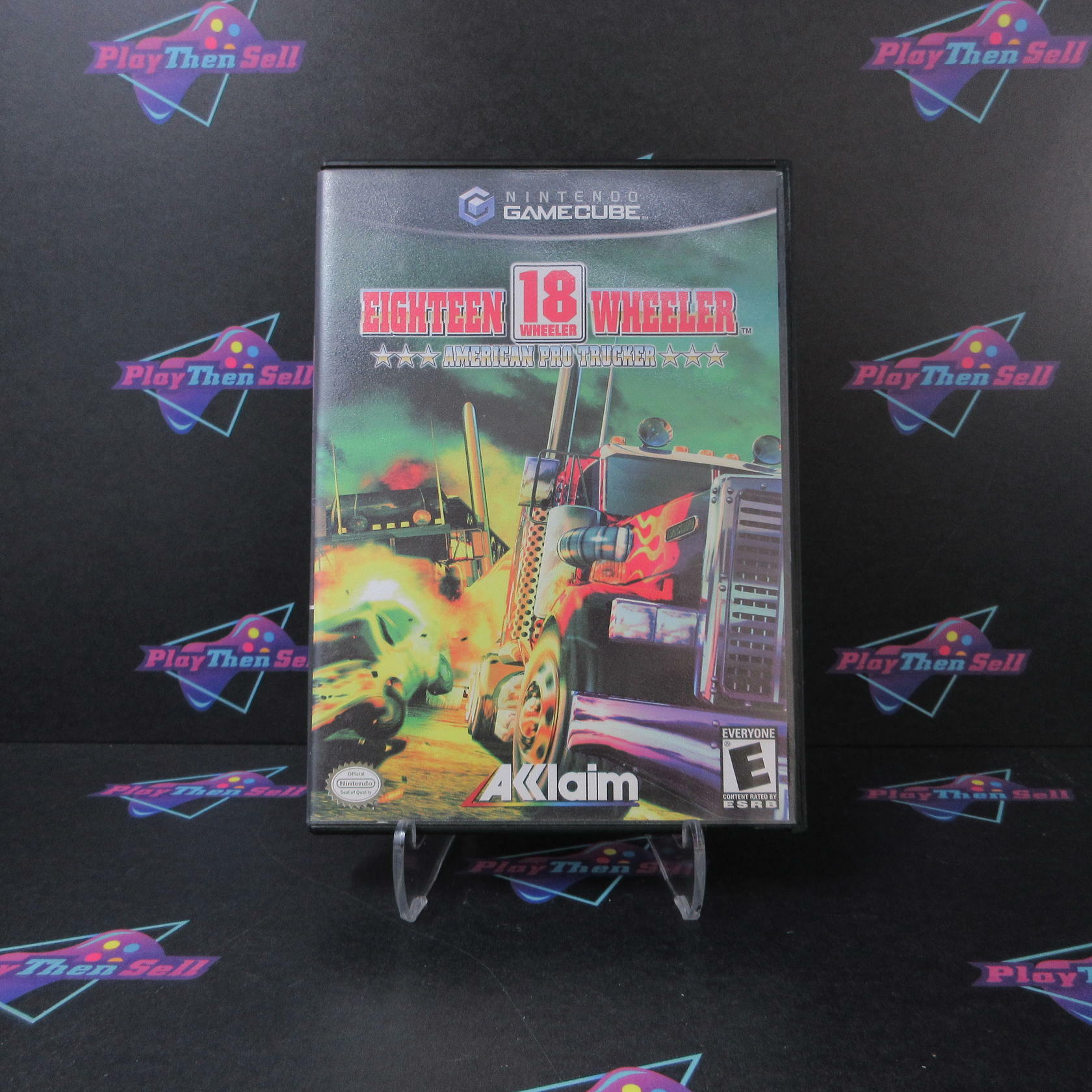 Eighteen Wheeler American Pro-Trucker Nintendo GameCube MD Complete CIB - Very Good