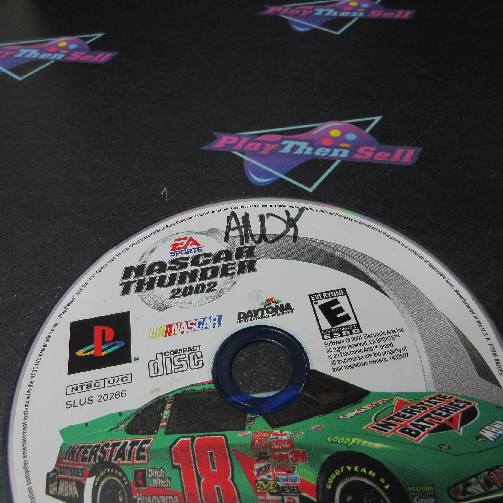 NASCAR Thunder 2002 PS2 PlayStation 2 DD/NM - Very Good