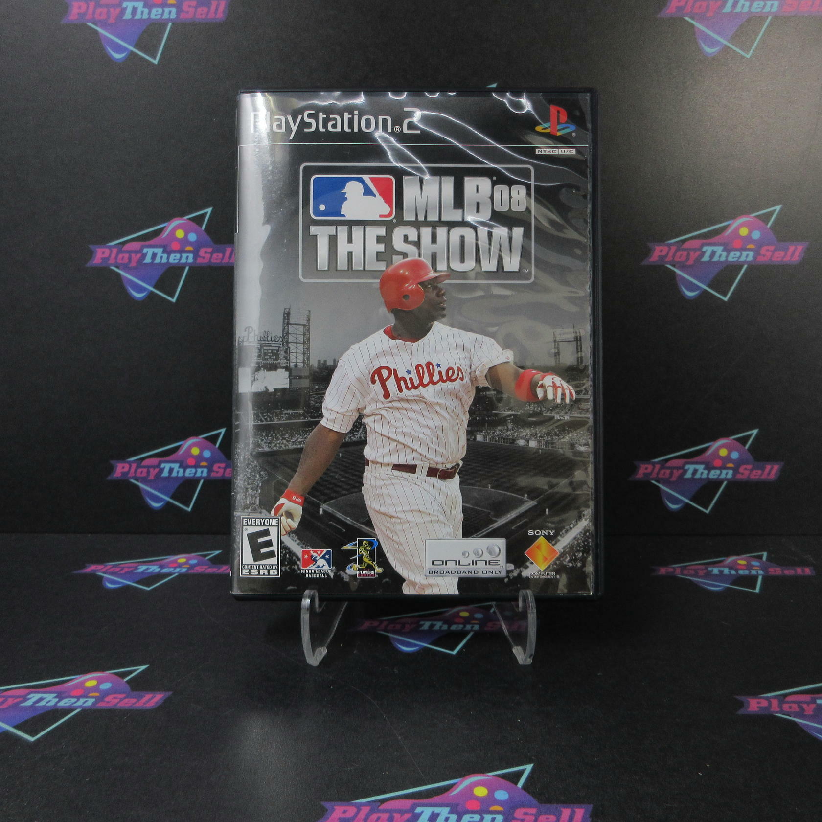MLB 08 The Show PS2 PlayStation 2 + Reg Card - Like New