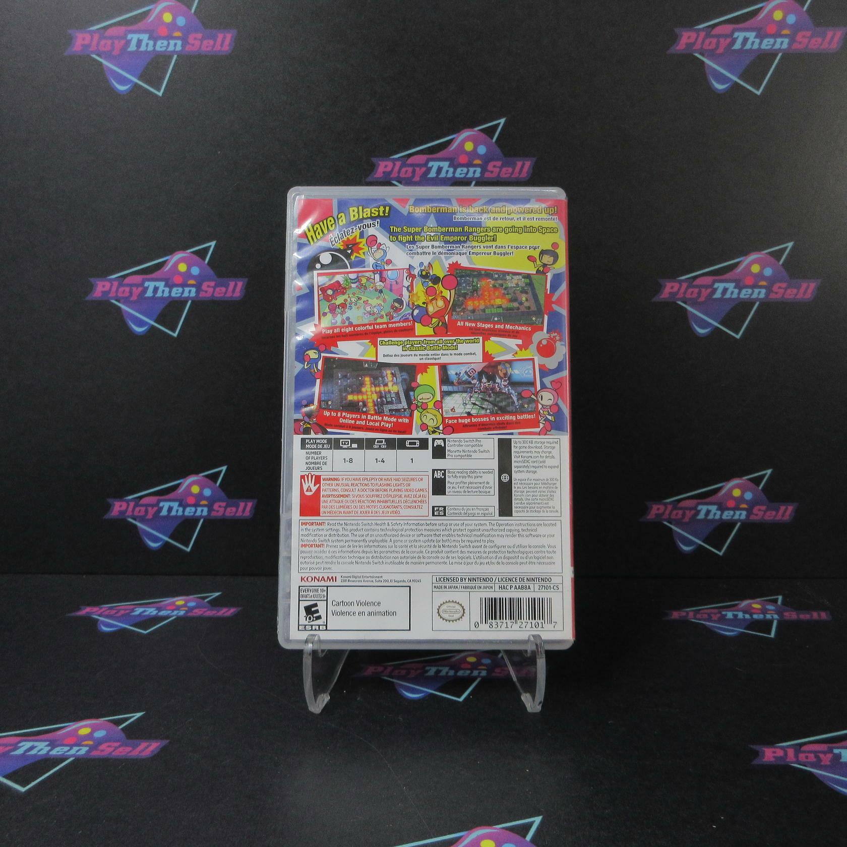 Super Bomberman R Nintendo Switch C/D - Very Good