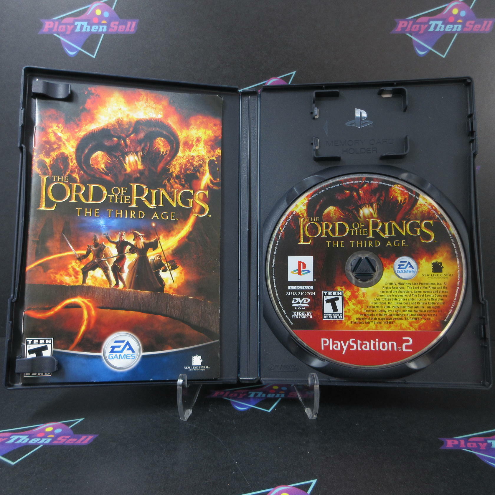 The Lord of the Rings The Third Age GH Disc PS2 PlayStation 2 AD Complete CIB - Very Good