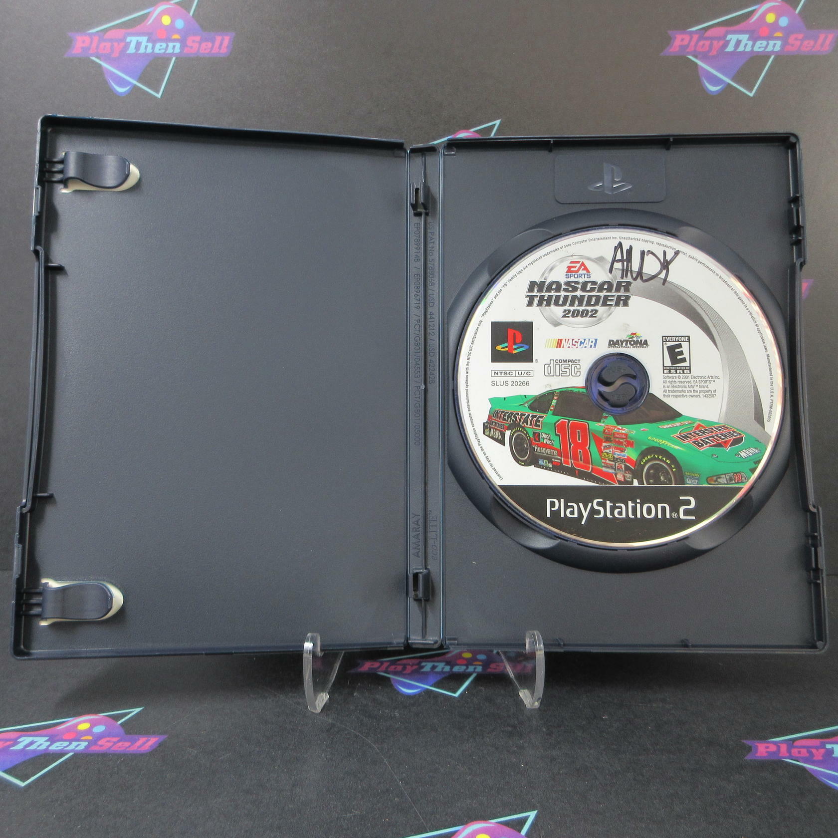 NASCAR Thunder 2002 PS2 PlayStation 2 DD/NM - Very Good