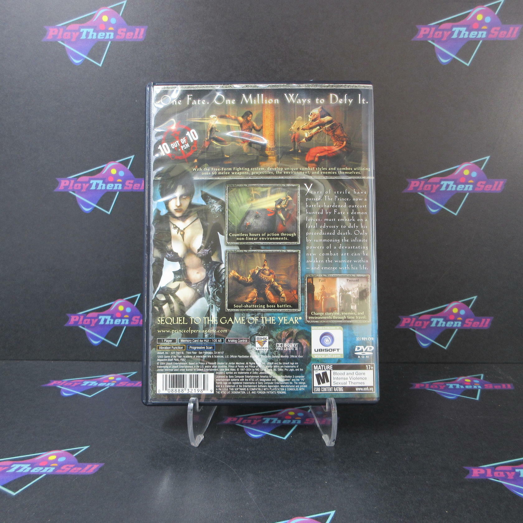 Prince of Persia Warrior Within PS2 PlayStation 2 AD/NM - Very Good