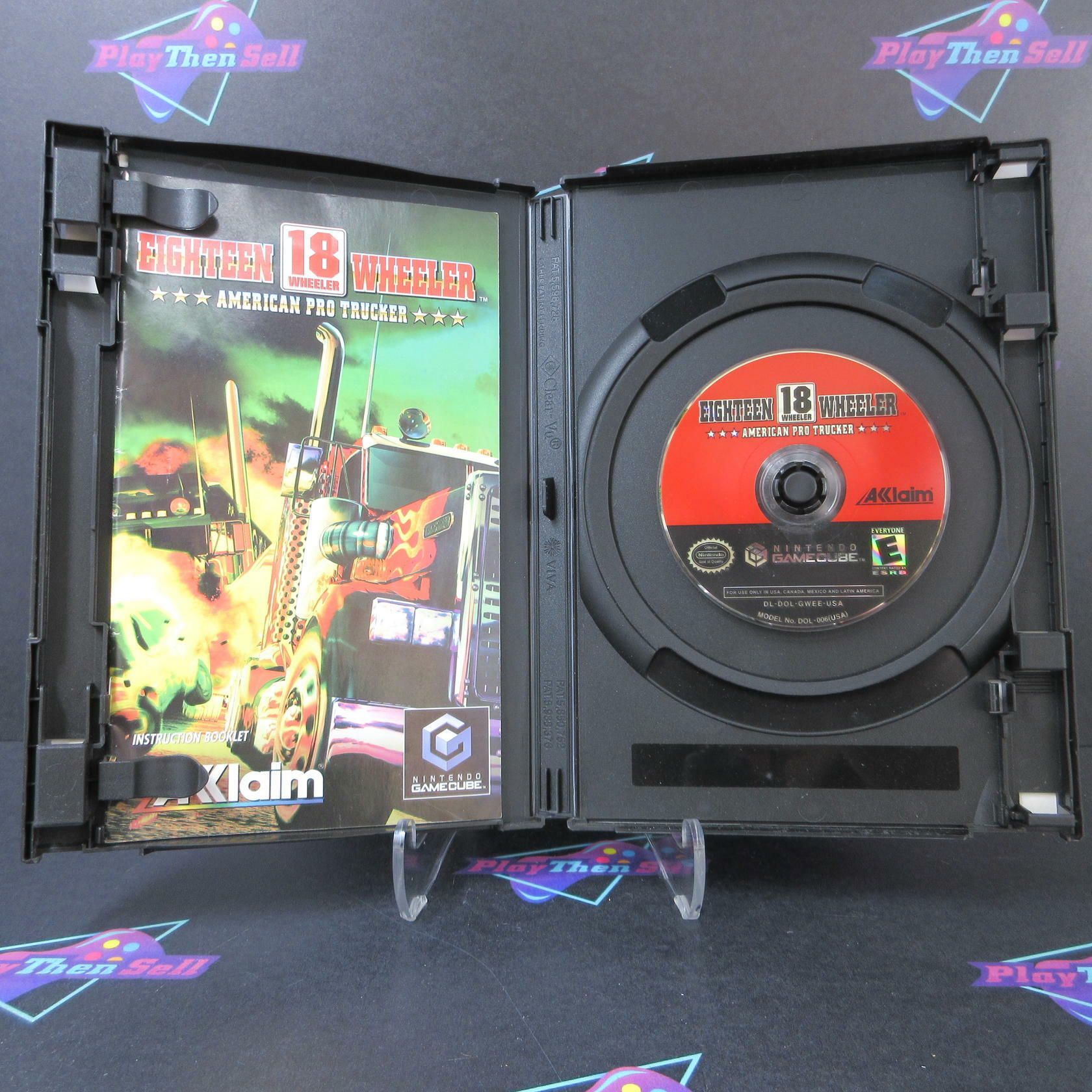 Eighteen Wheeler American Pro-Trucker Nintendo GameCube MD Complete CIB - Very Good
