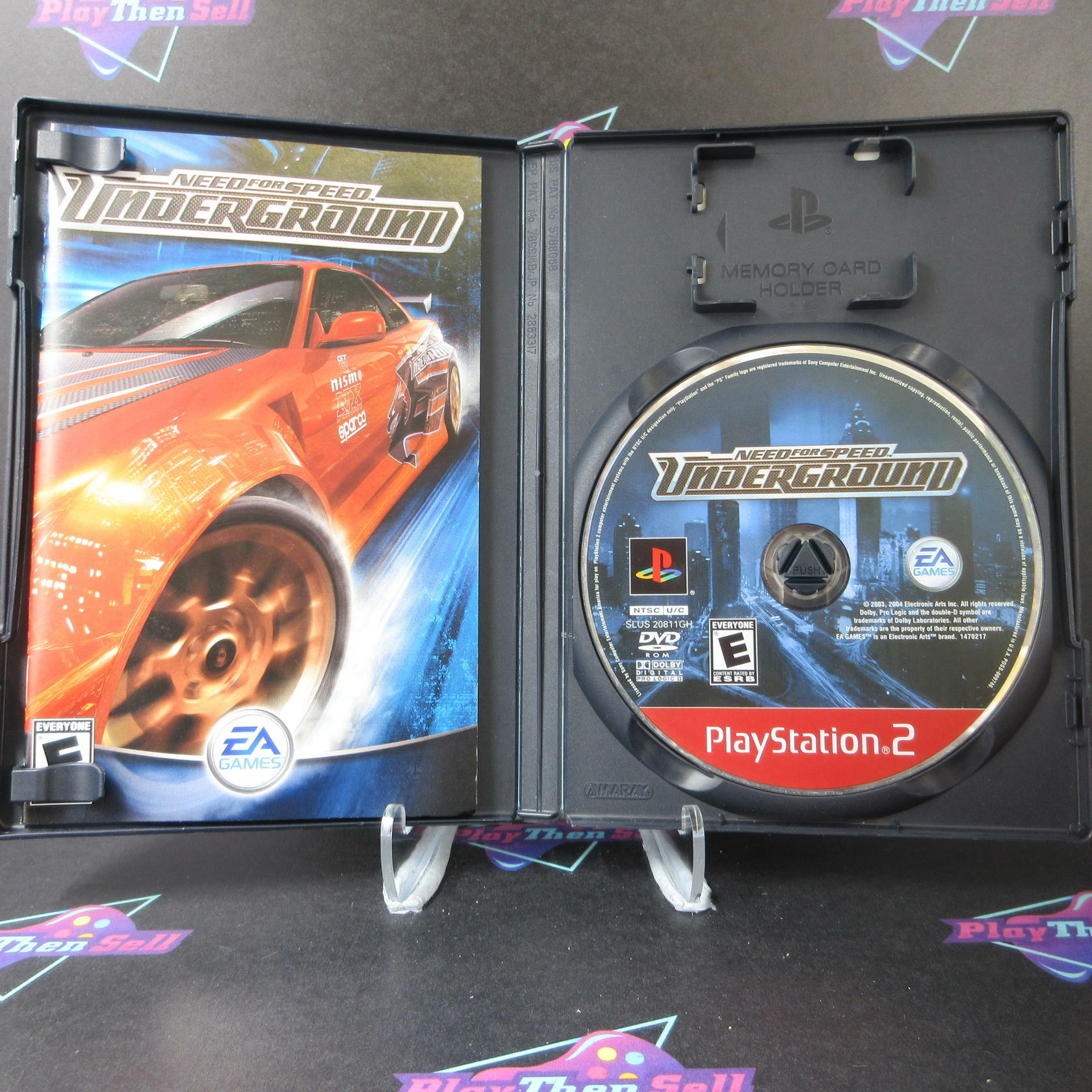 Need for Speed Underground GH PS2 PlayStation 2 AD Complete CIB - Very Good