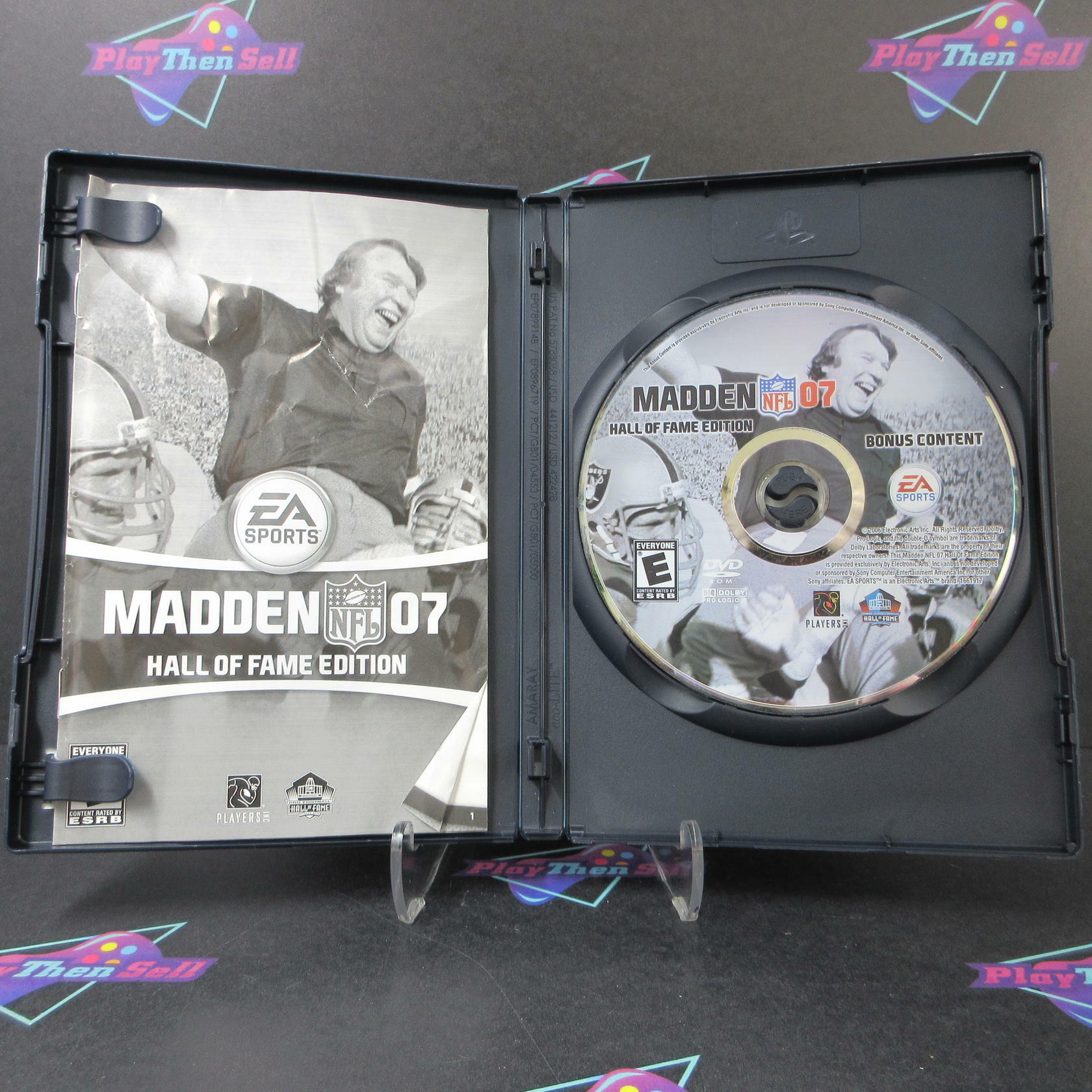 Madden NFL 07 Hall of Fame Edition PS2 PlayStation 2 MD + Bonus Disc/ Sleeve CIB - Very Good