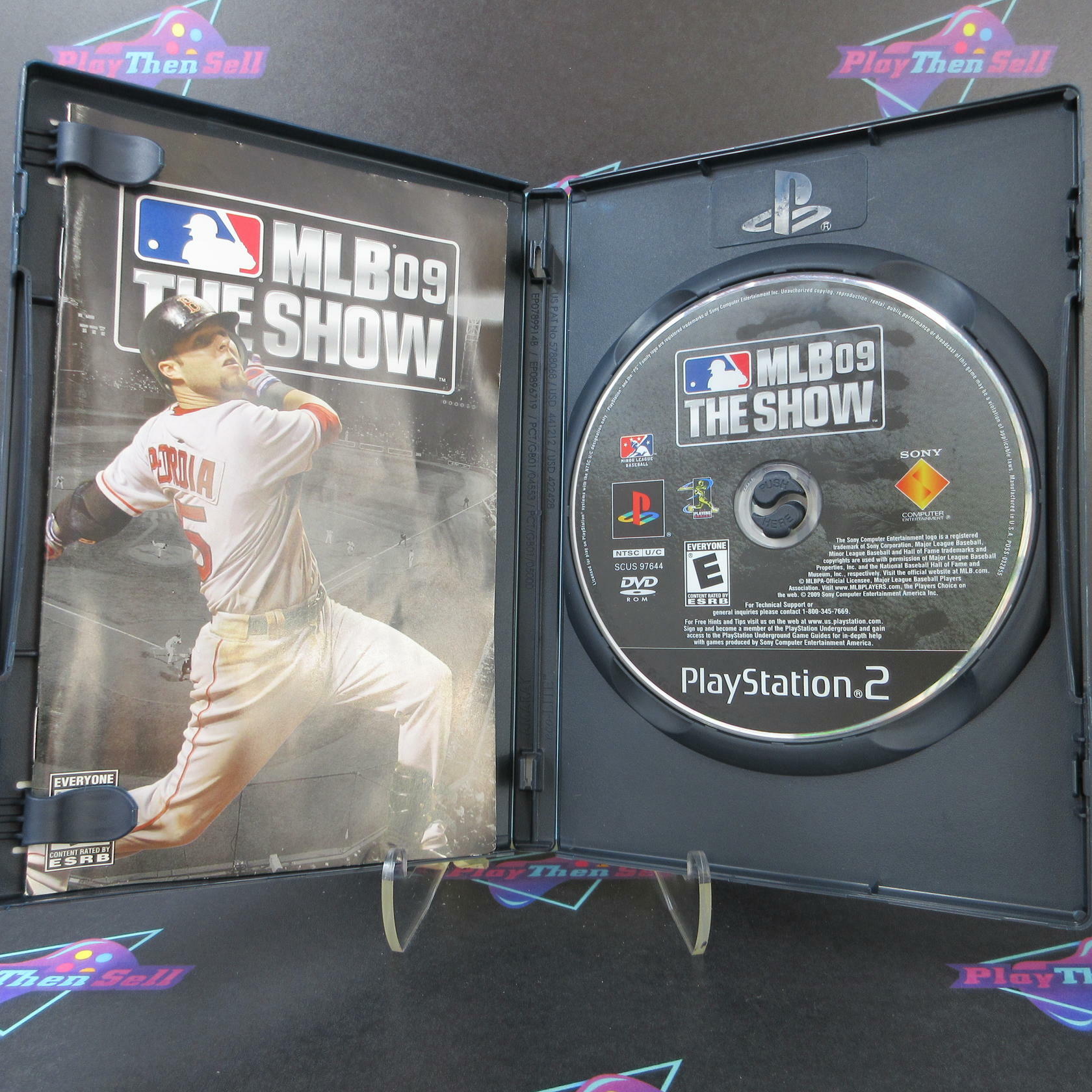 MLB 09 The Show PS2 PlayStation 2 + Reg Card - Like New