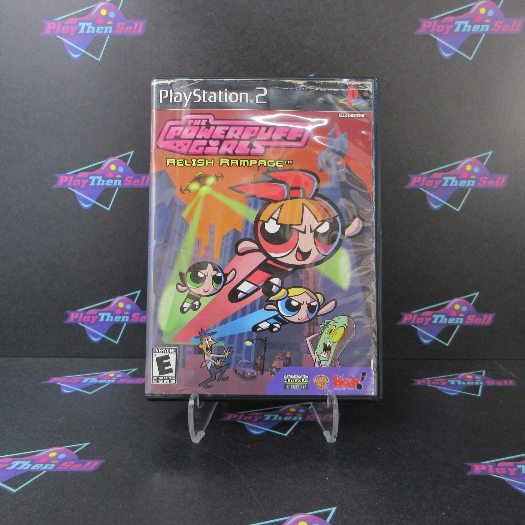 The Powerpuff Girls Relish Rampage PS2 Playstation 2 AD/NM - Very Good