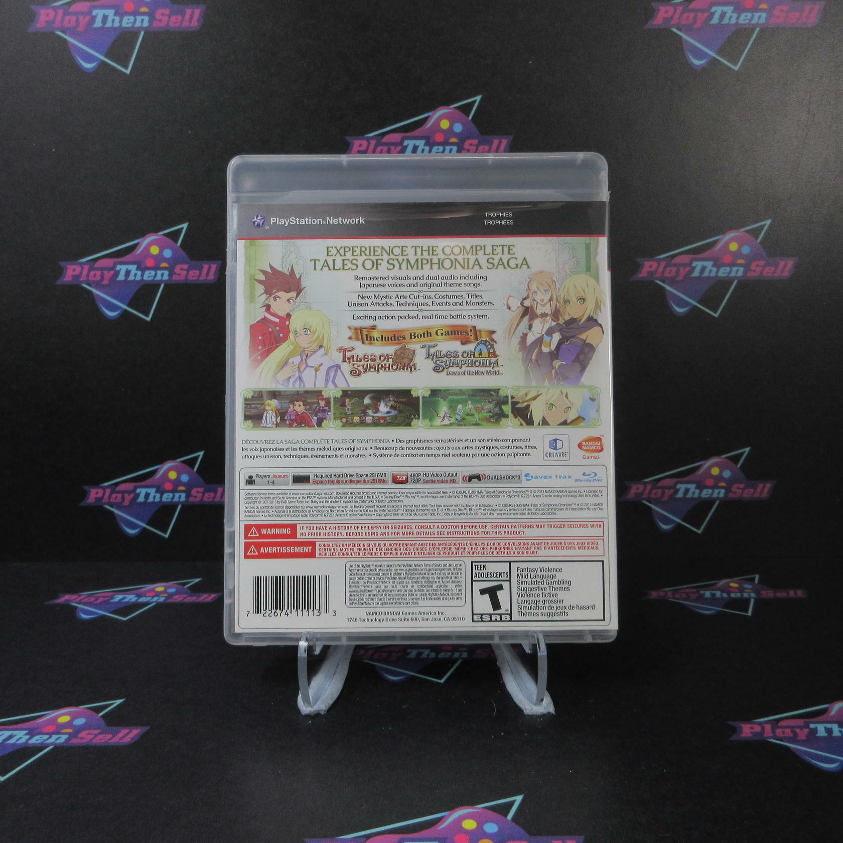 Tales of Symphonia Chronicles PS3 PlayStation 3 - Like New - Like New