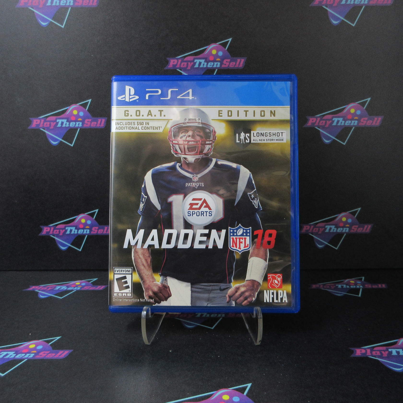 Madden NFL 18 GOAT Editon PS4 PlayStation 4 - Like New