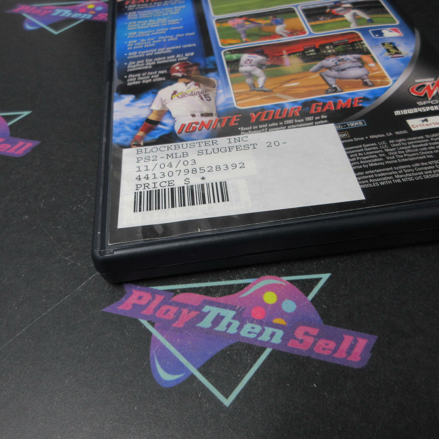MLB Slugfest 2004 PS2 PlayStation 2 AD + Reg Card Complete CIB - Very Good