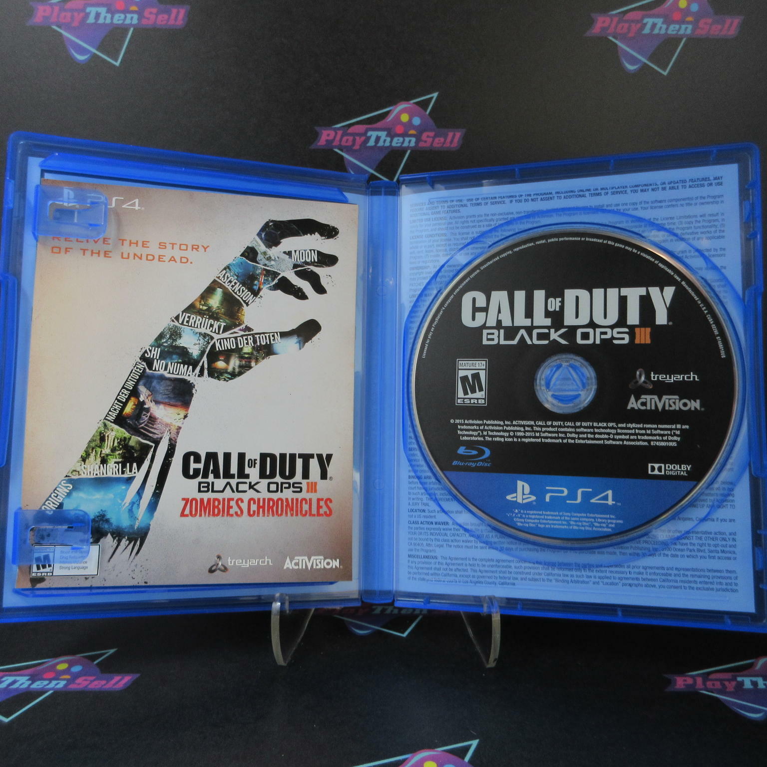 Call of Duty Black Ops III Zombie Chronicles PS4 PlayStation 4 - Like New