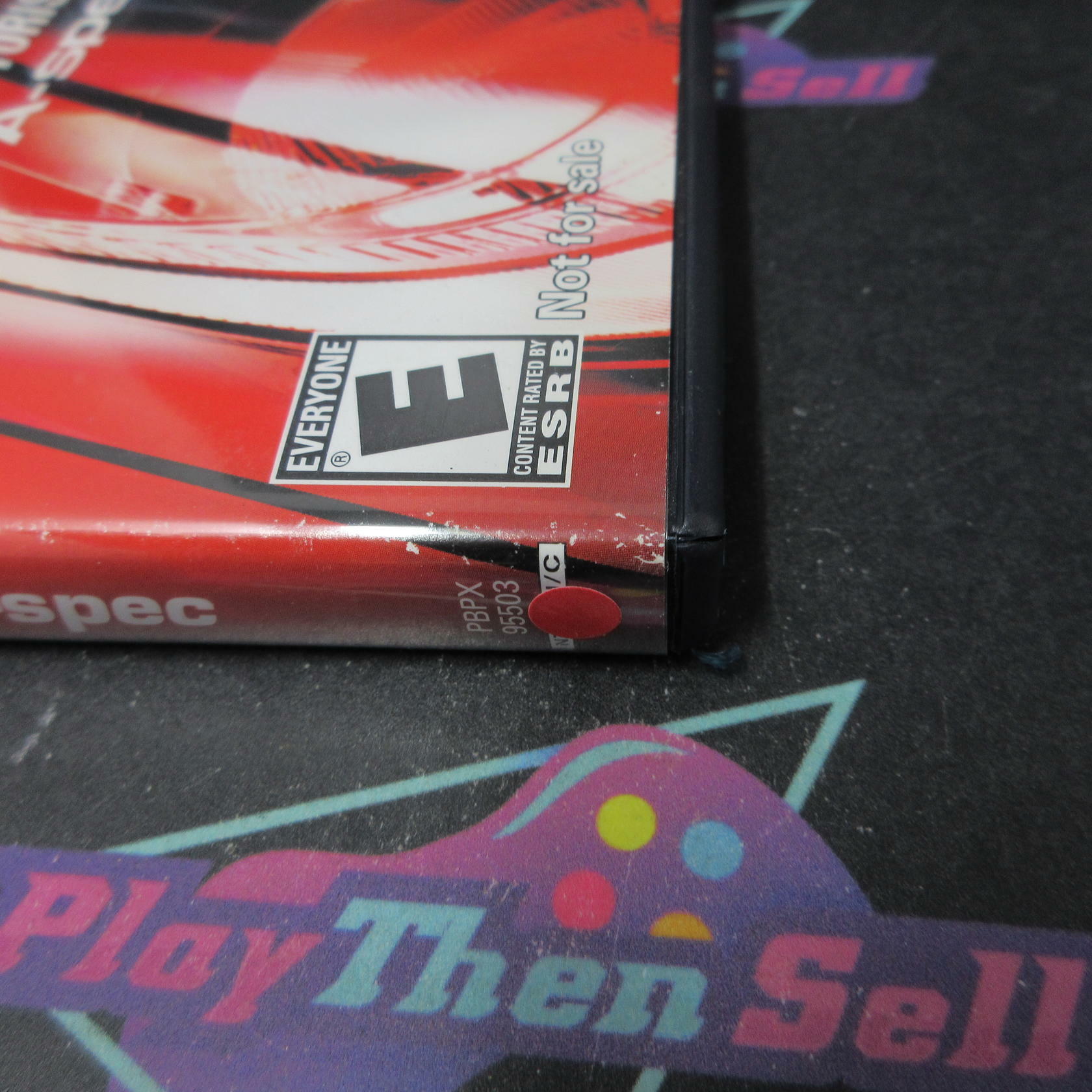 Gran Turismo 3 A-spec Red Cover PS2 PlayStation 2 AD/NM - Very Good