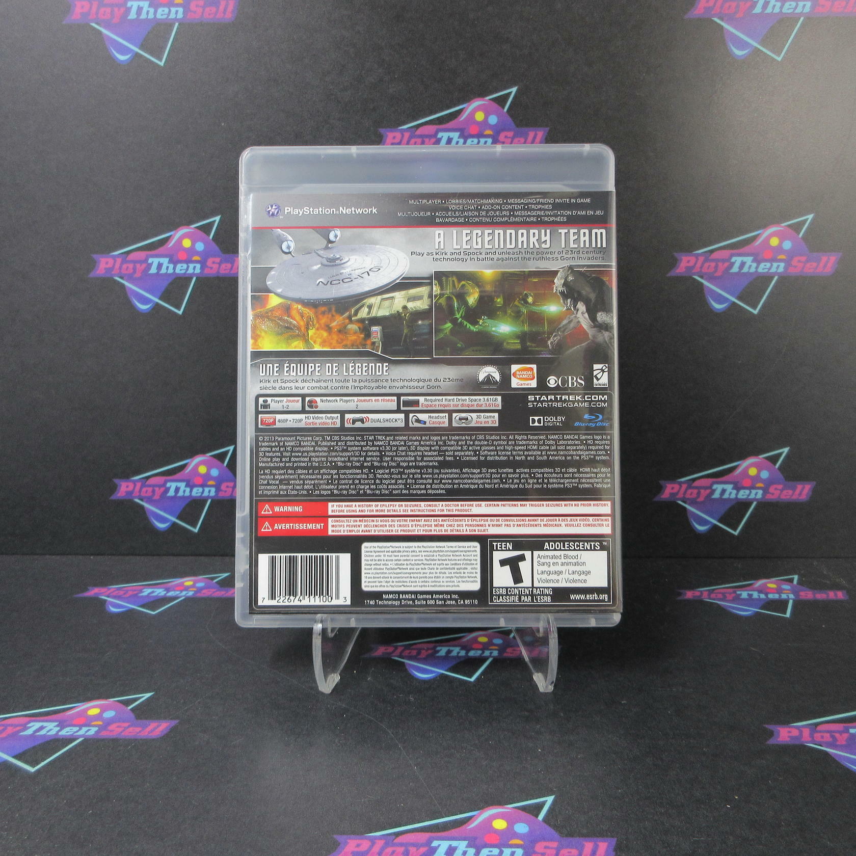 Star Trek PS3 PlayStation 3 + Movie Ticket - Like New