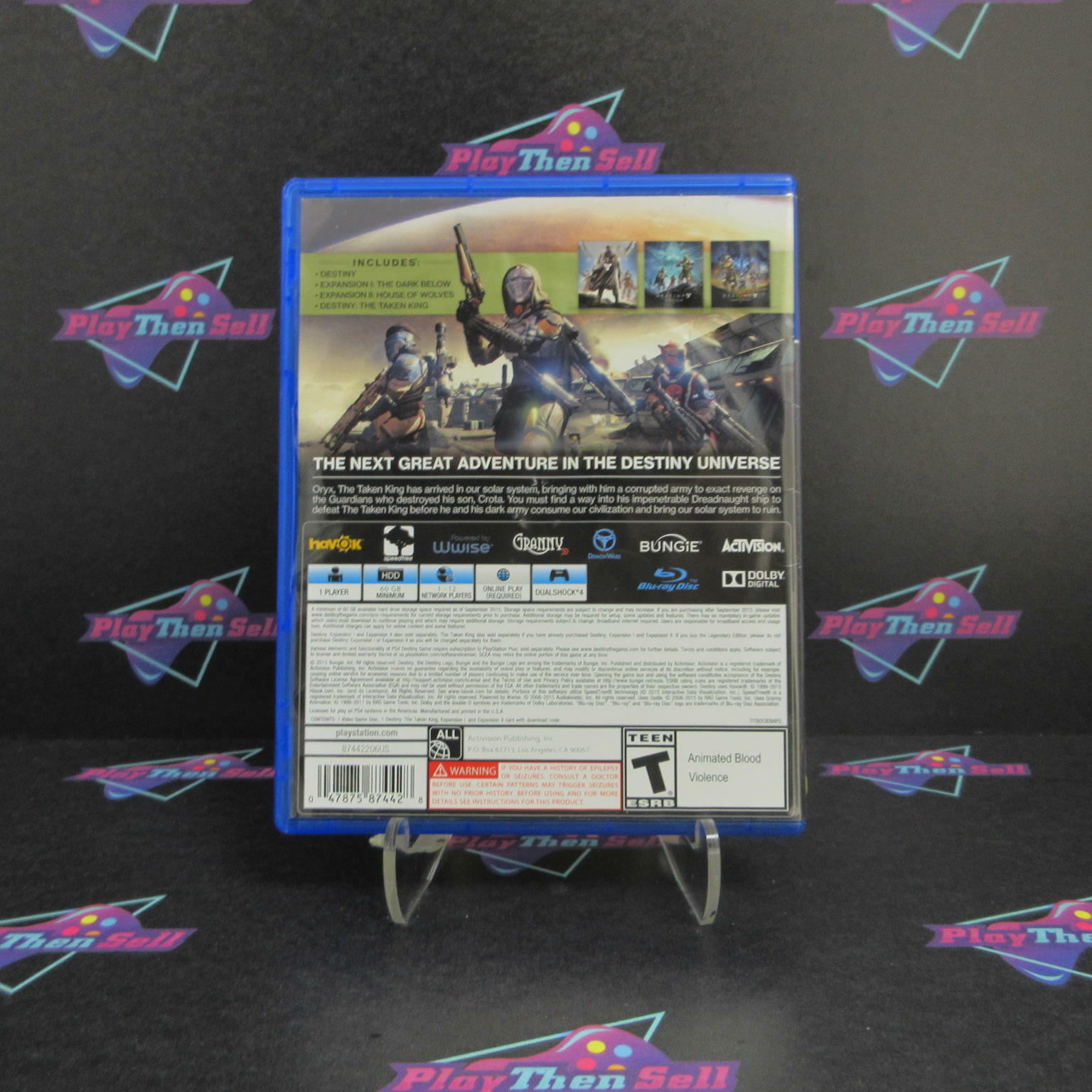 Destiny The Taken King Legendary Edition PS4 PlayStation 4 - Like New