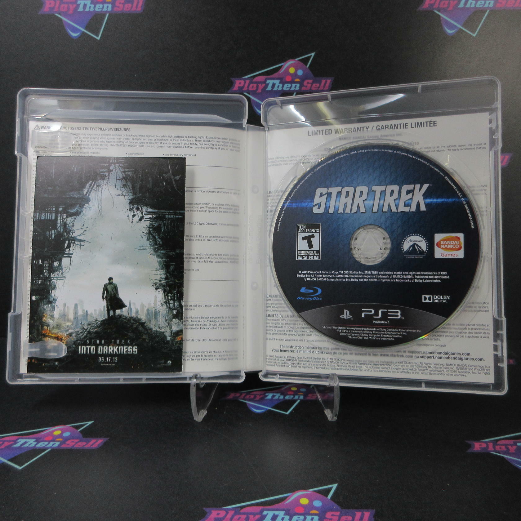 Star Trek PS3 PlayStation 3 + Movie Ticket - Like New