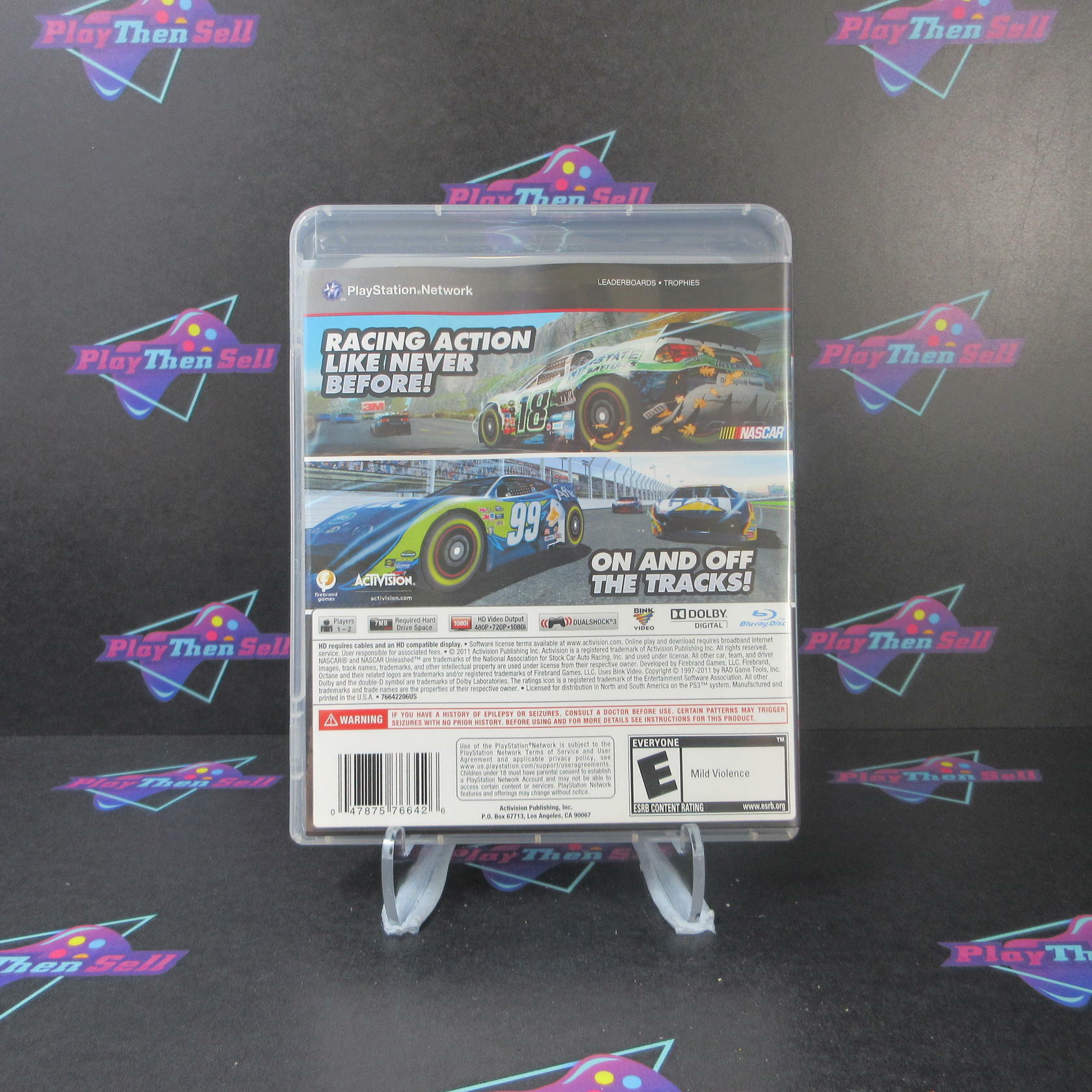 NASCAR Unleashed PS3 PlayStation 3 - Like New