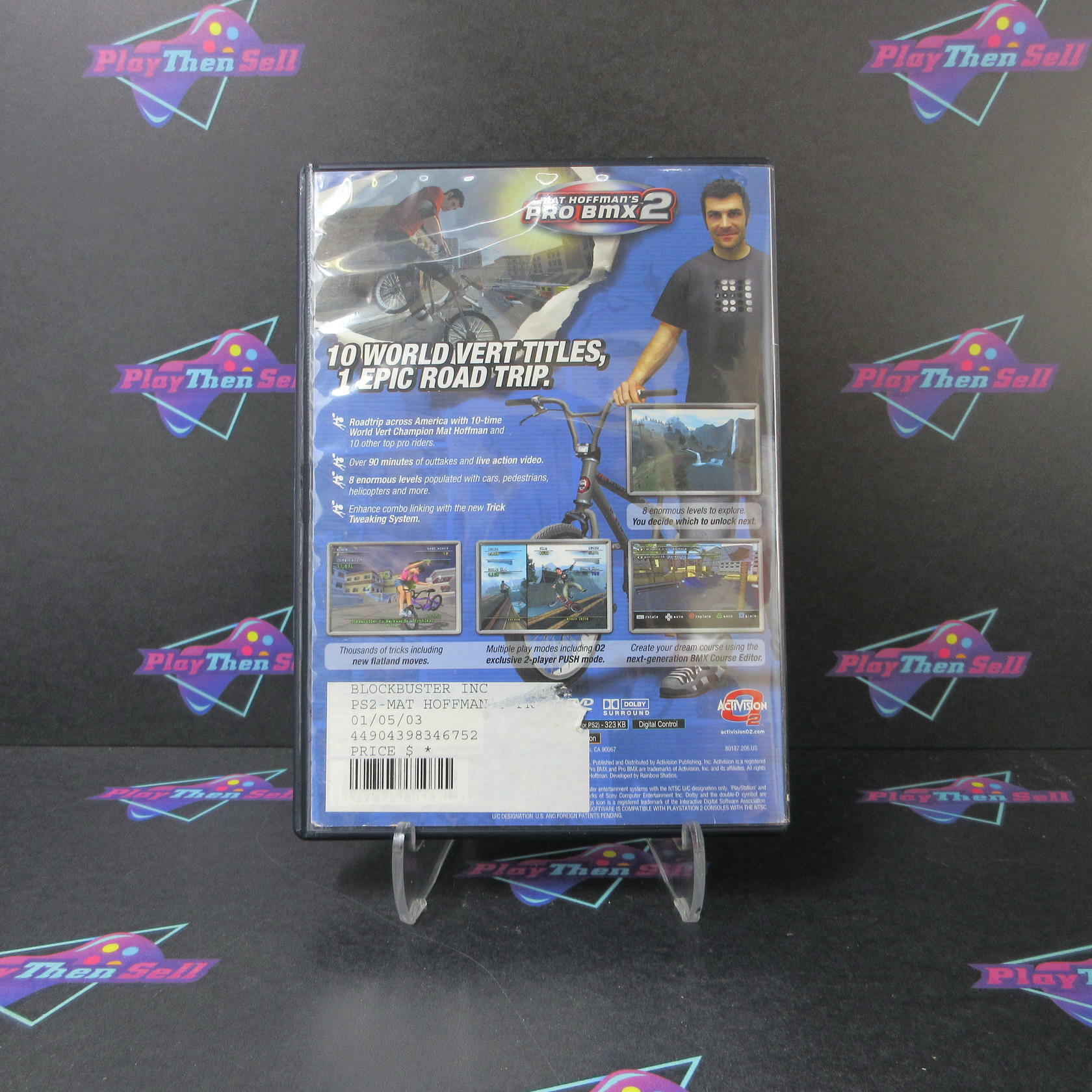 Mat Hoffman's Pro BMX 2 PS2 PlayStation 2 AD/NM - Very Good