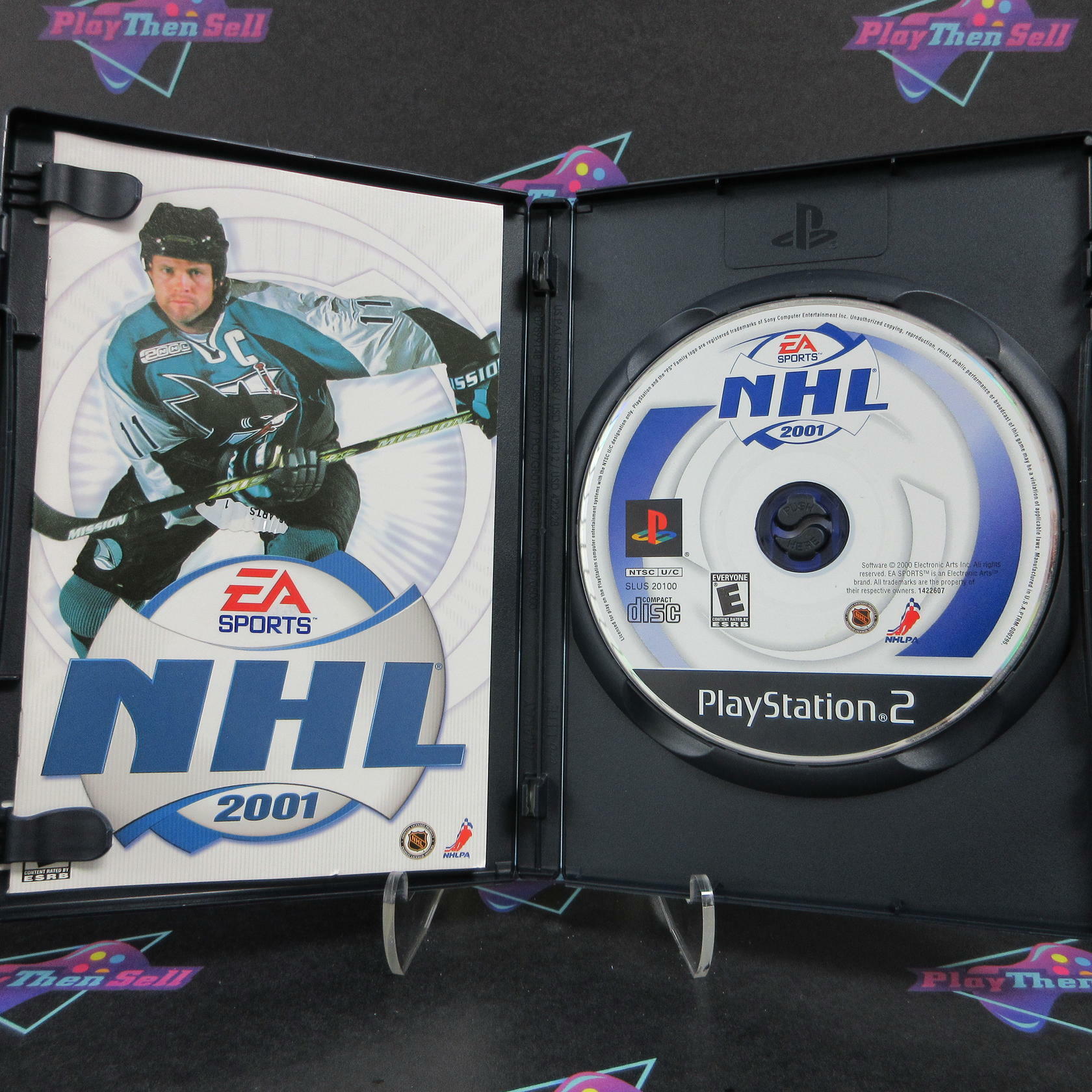 NHL 2001 PS2 PlayStation 2 + Reg Card - Like New