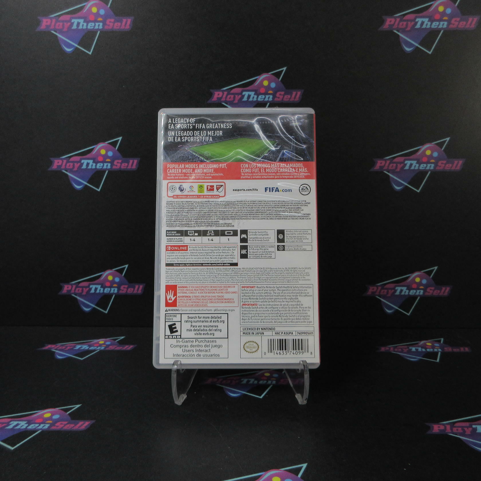 FIFA 20 Legacy Edition Nintendo Switch AD - Very Good