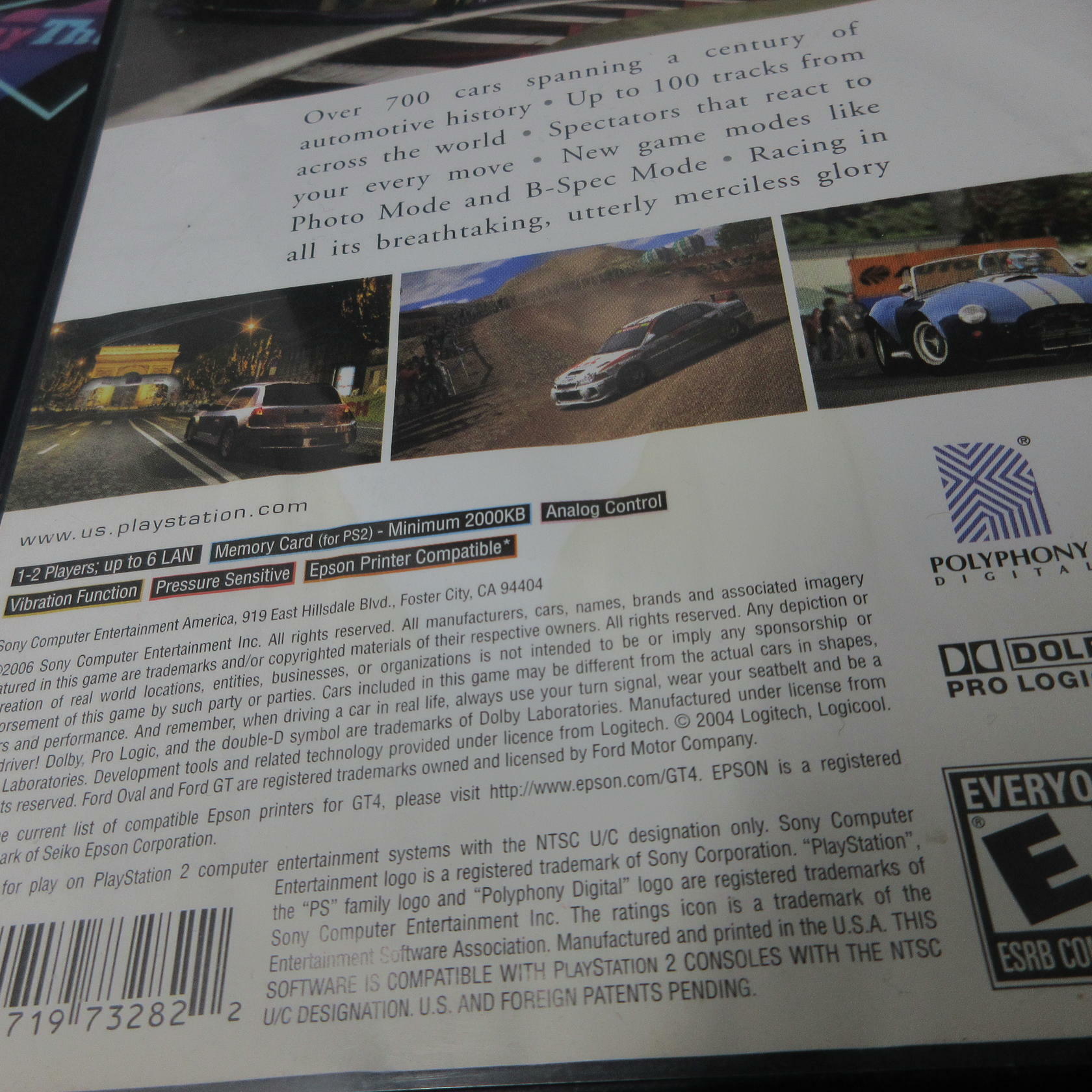 Gran Turismo 4 GH PS2 PlayStation 2 AD/NM - Very Good