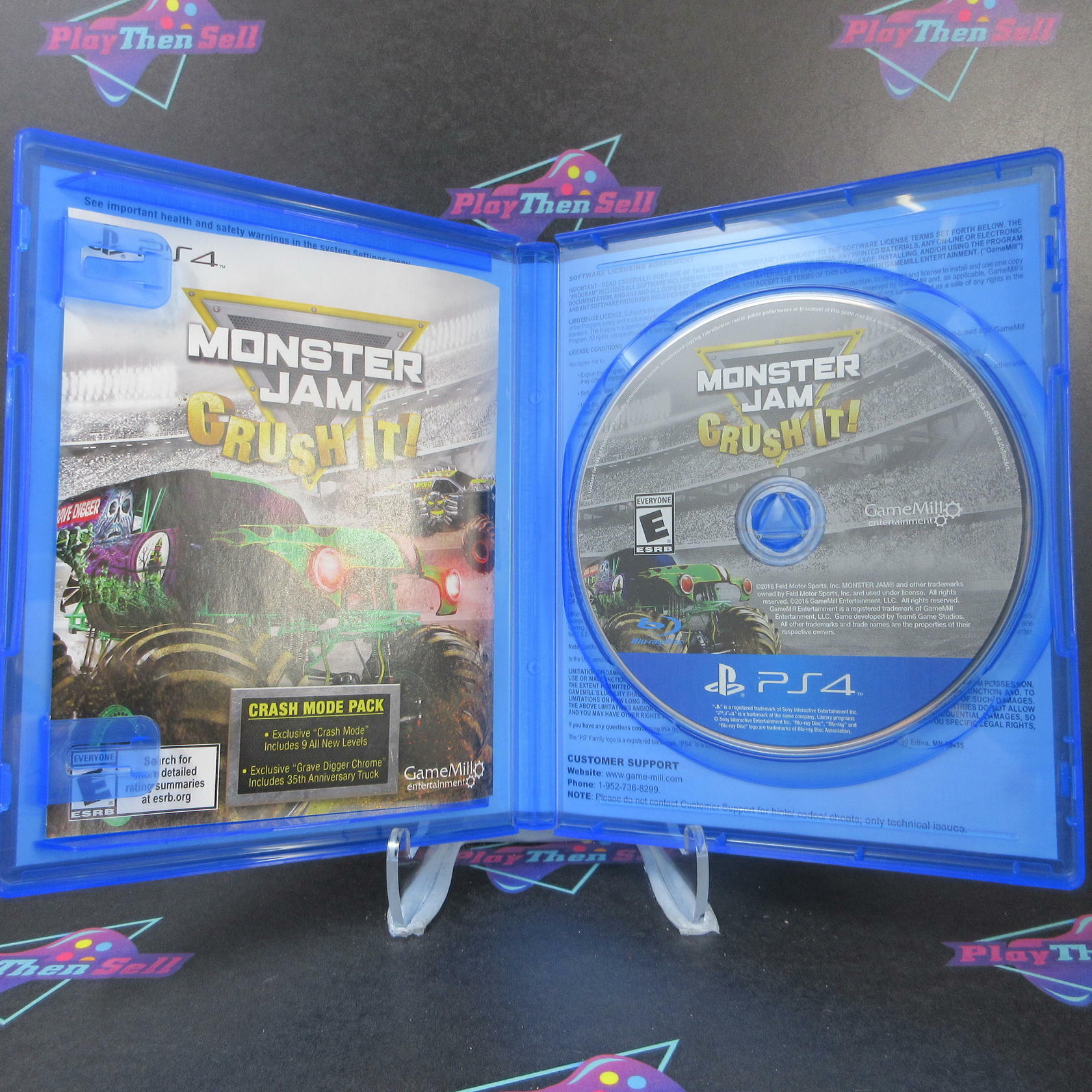Monster Jam Crush It PS4 PlayStation 4 - Like New