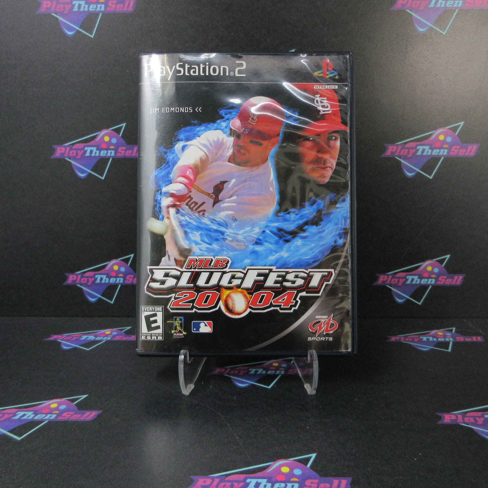 MLB Slugfest 2004 PS2 PlayStation 2 AD + Reg Card Complete CIB - Very Good